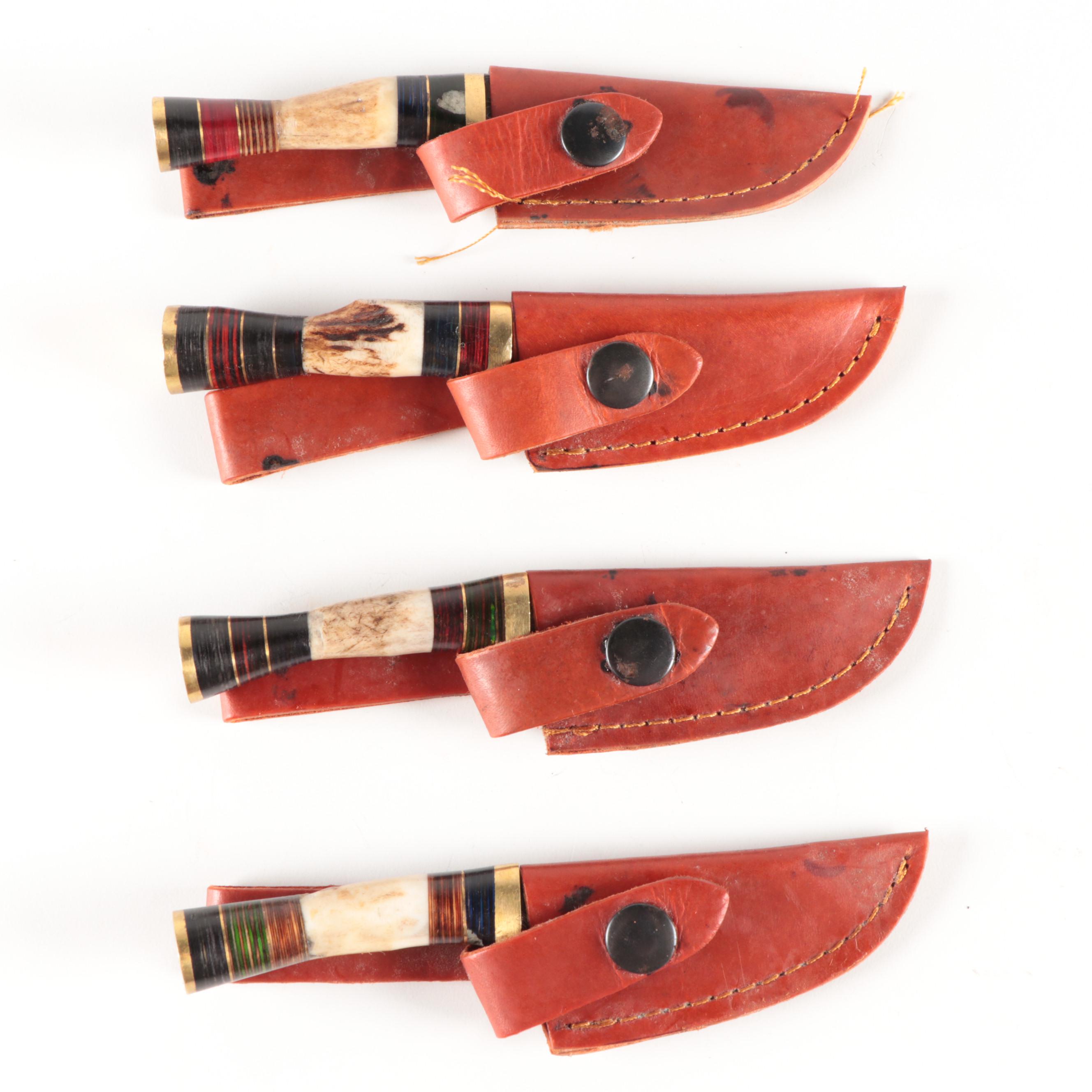 Damscus Steel Fixed Blade and Folding Knife Collection