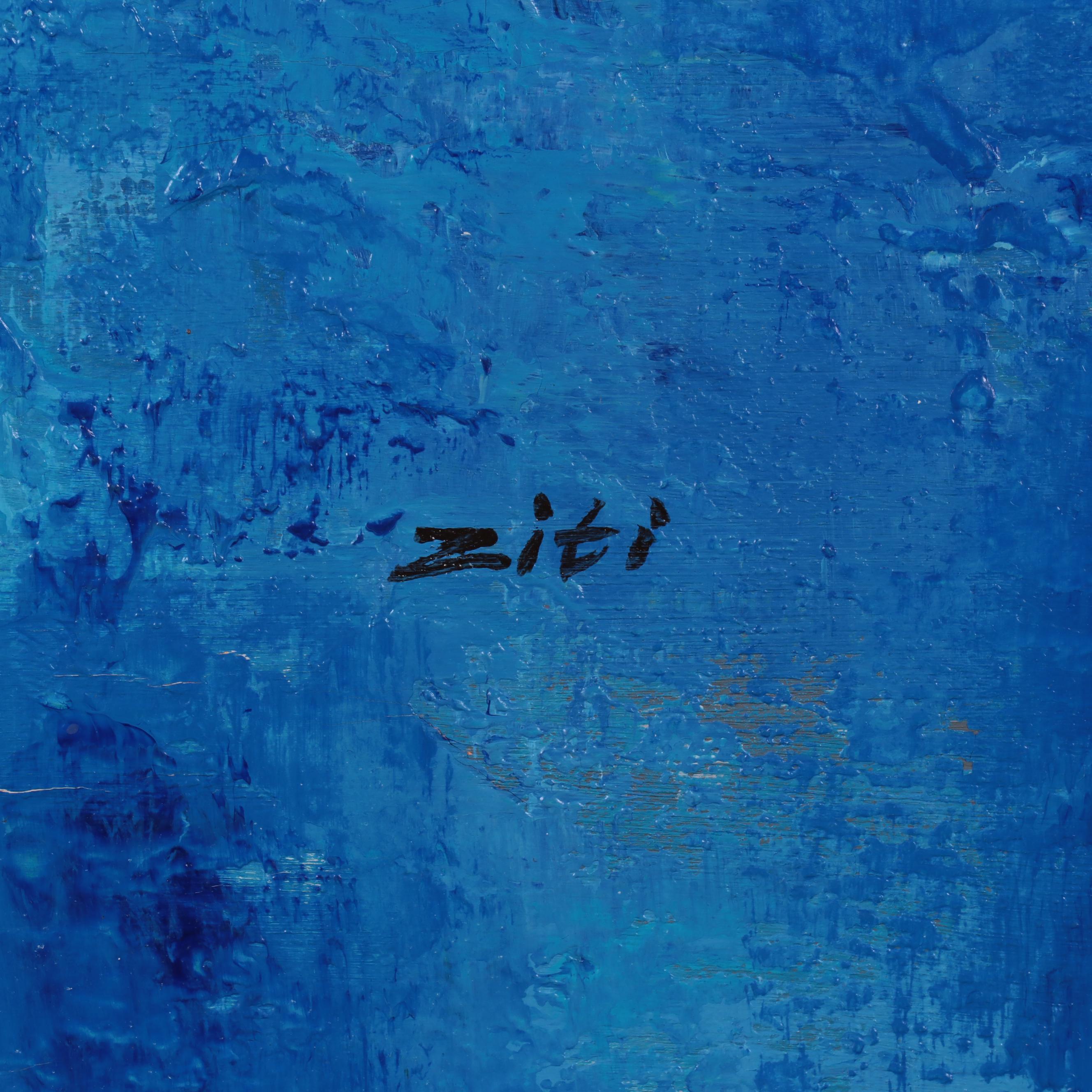 Ziti Large-Scale Abstract Abstract Expressionist Style Oil Painting