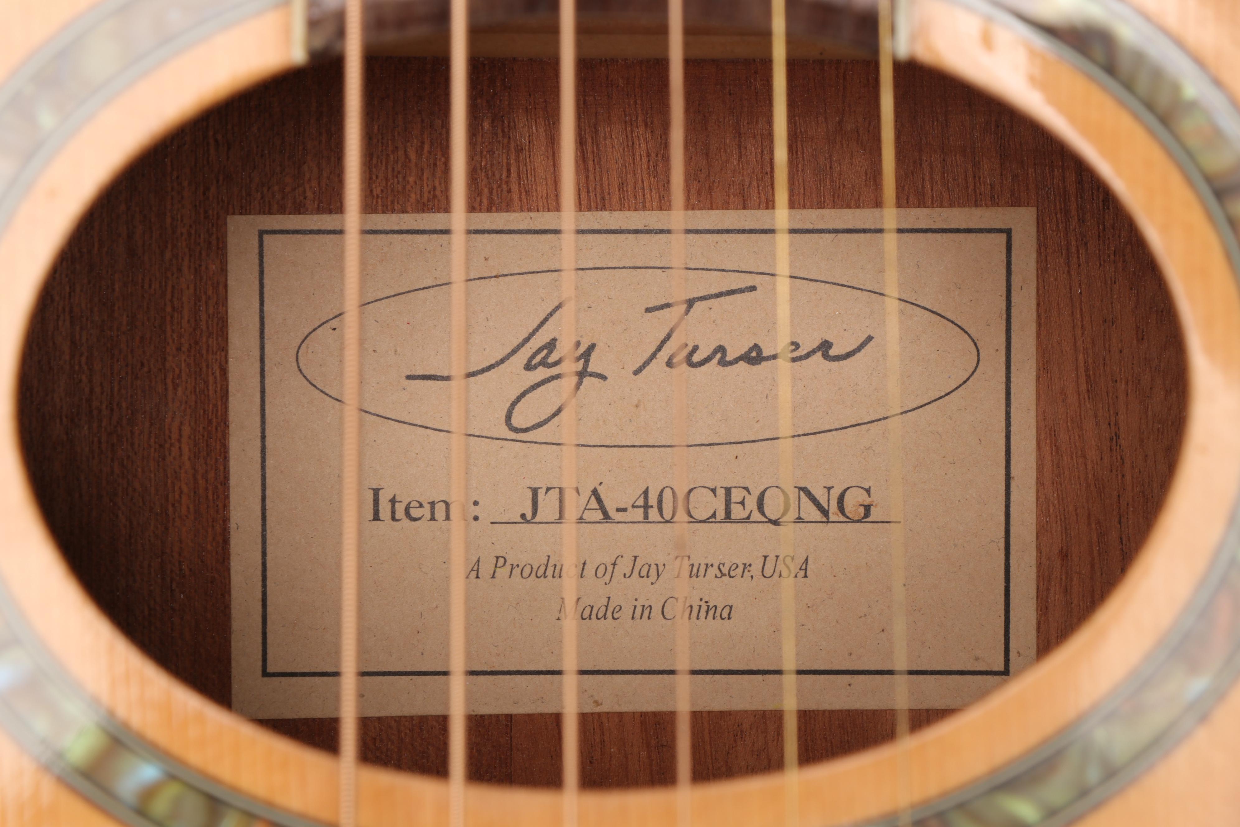 Jay Turser Model JTA-40CEONG Acoustic-Electric Guitar