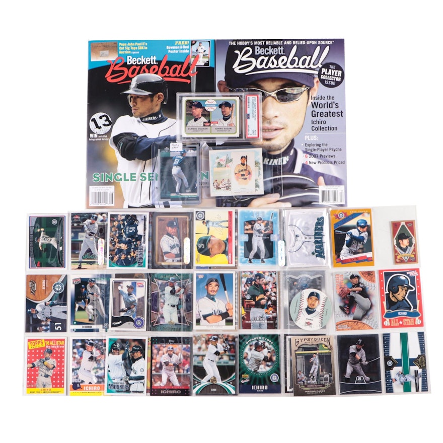 Ichiro Suzuki PSA Graded Rookie, Baseball Cards, Magazines and More, 2000s–2010s