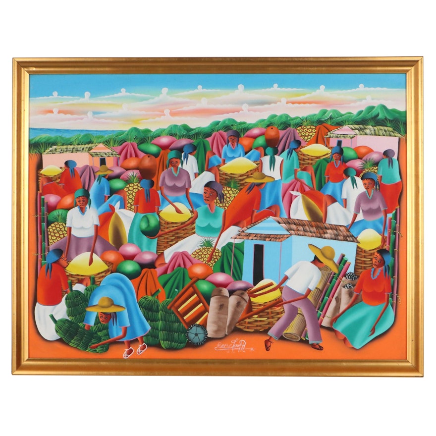 Sergio Joseph Haitian Oil Painting