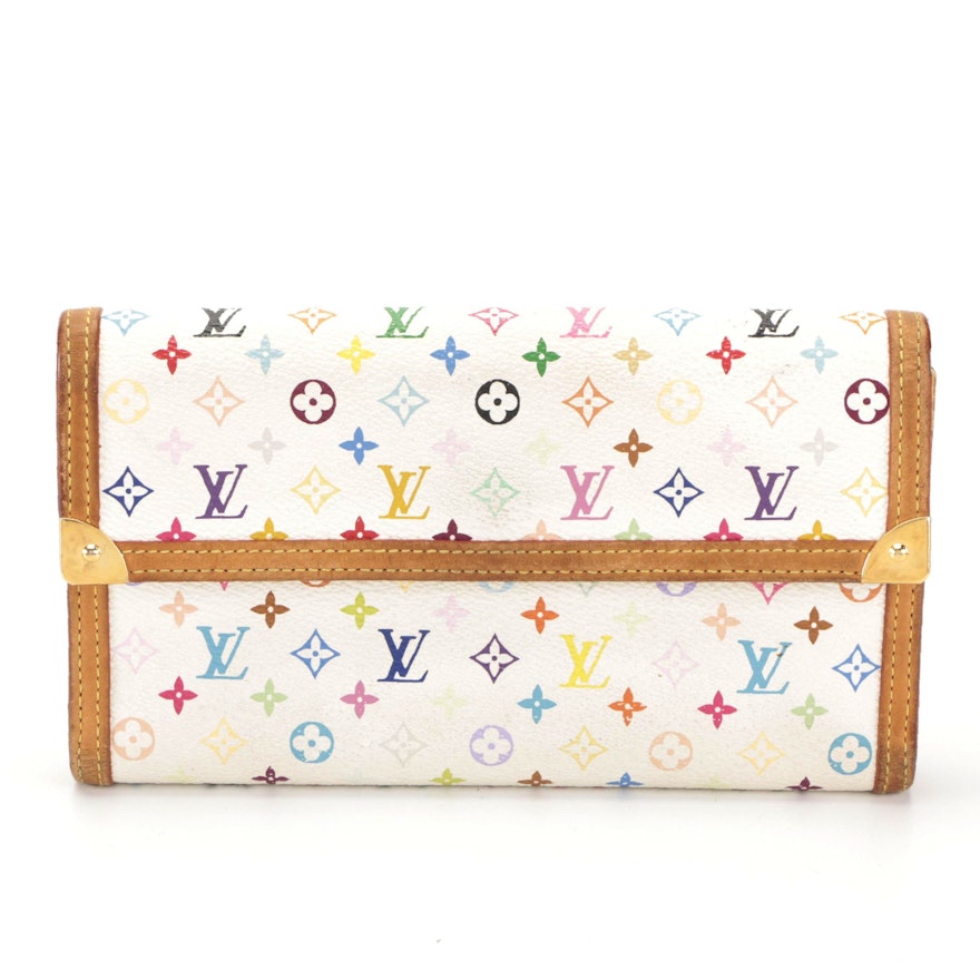 Louis Vuitton Porte Trésor International Wallet in Monogram Multicolore Canvas