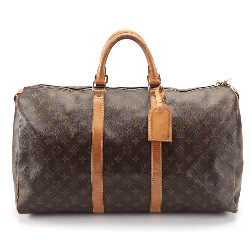 Louis Vuitton Keepall 50 in Monogram Canvas