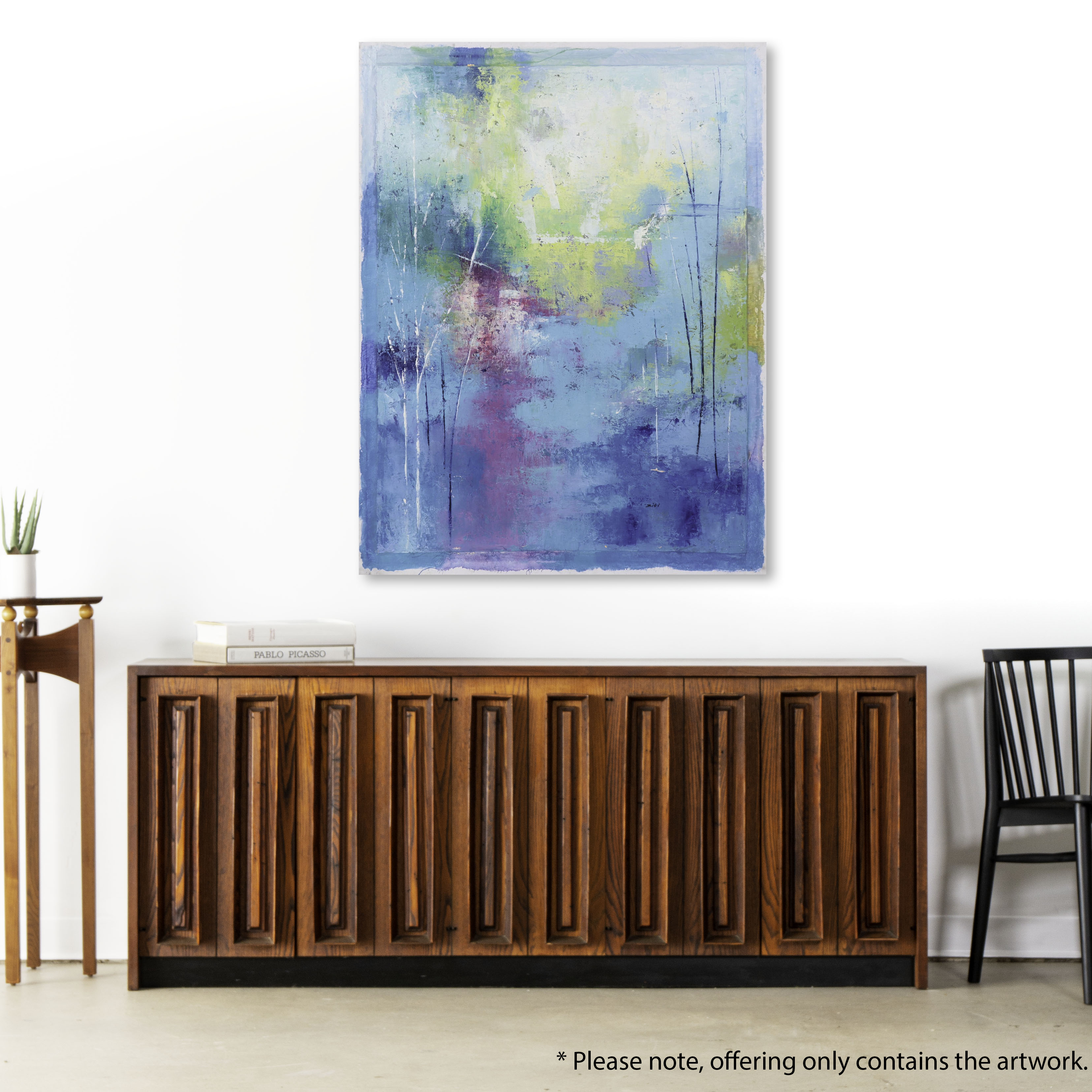 Ziti Large-Scale Abstract Abstract Expressionist Style Oil Painting