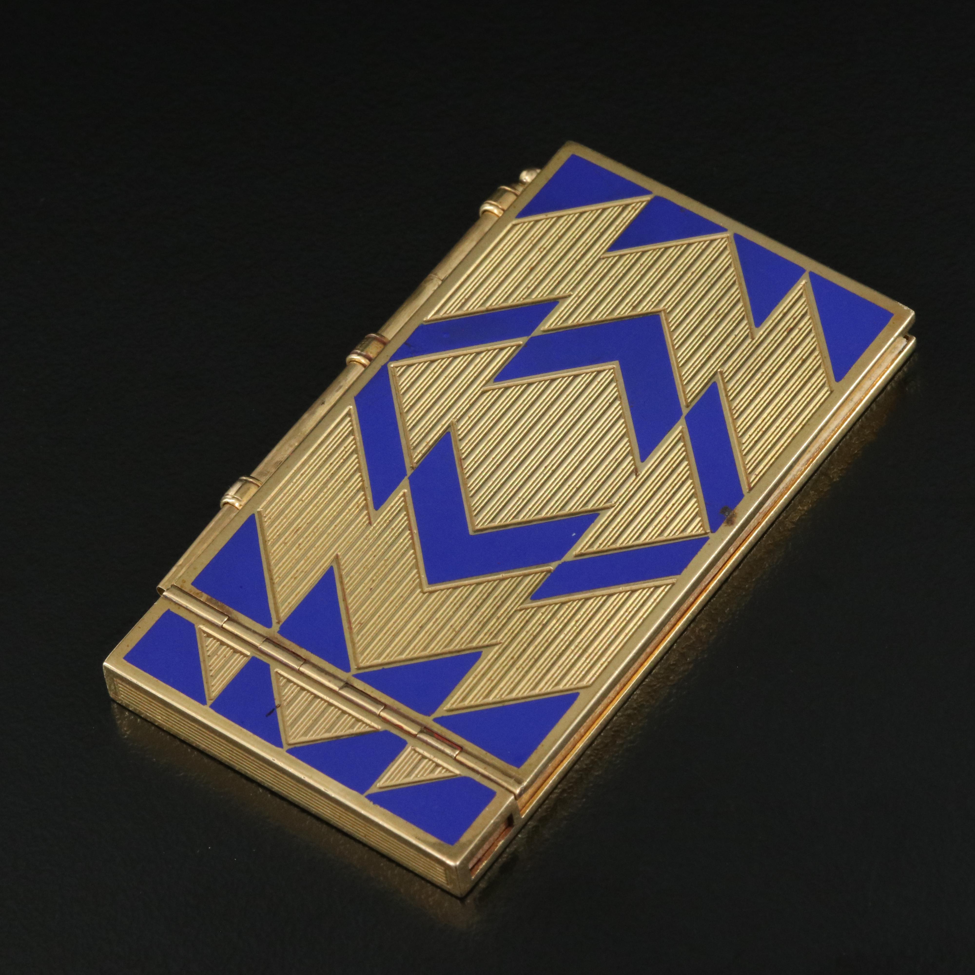 Chaumet 18K Jotter with Pencil and Enamel Detail