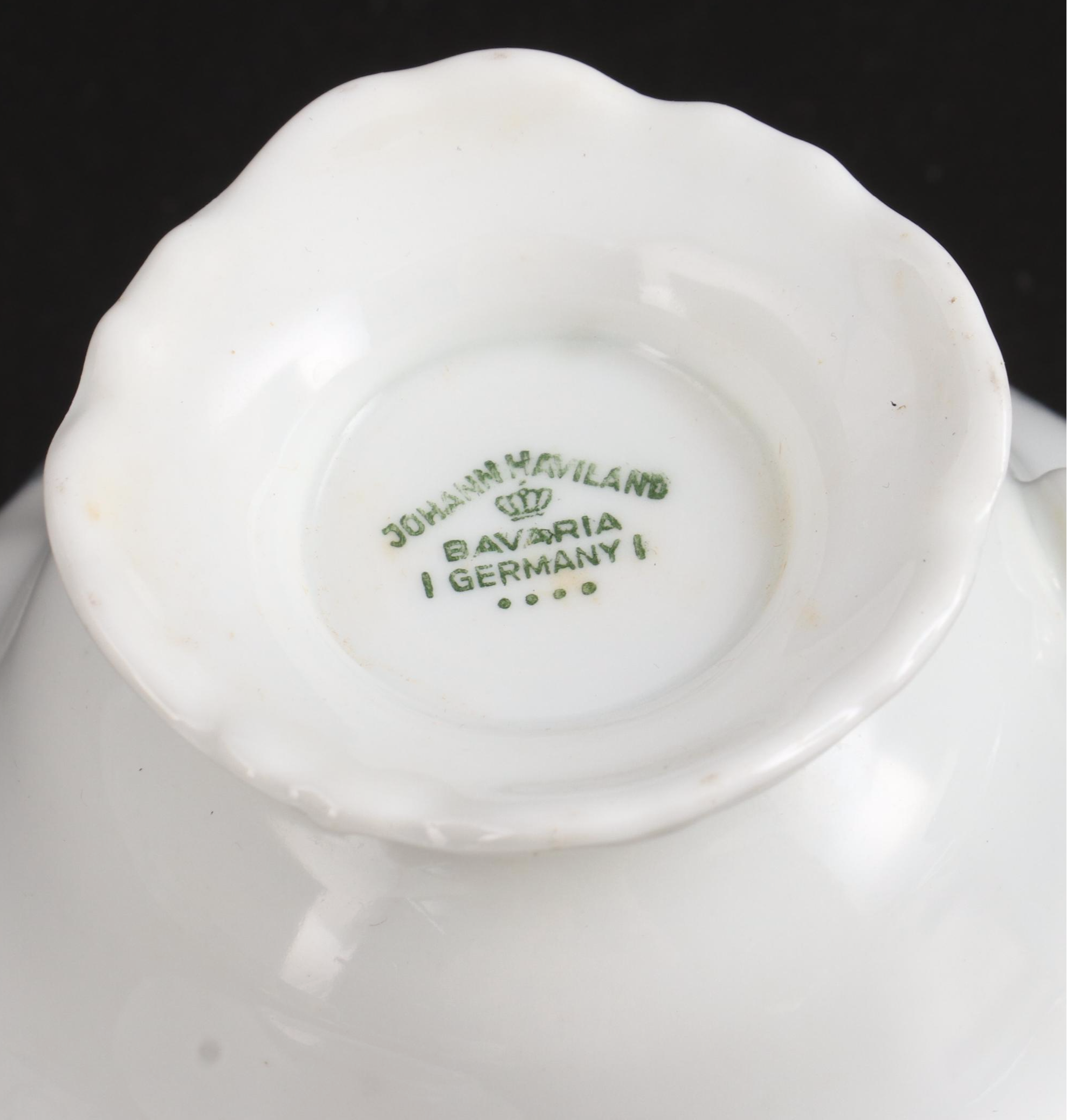 Johann Haviland "Blue Garland" Porcelain Dinnerware, 1953-1990