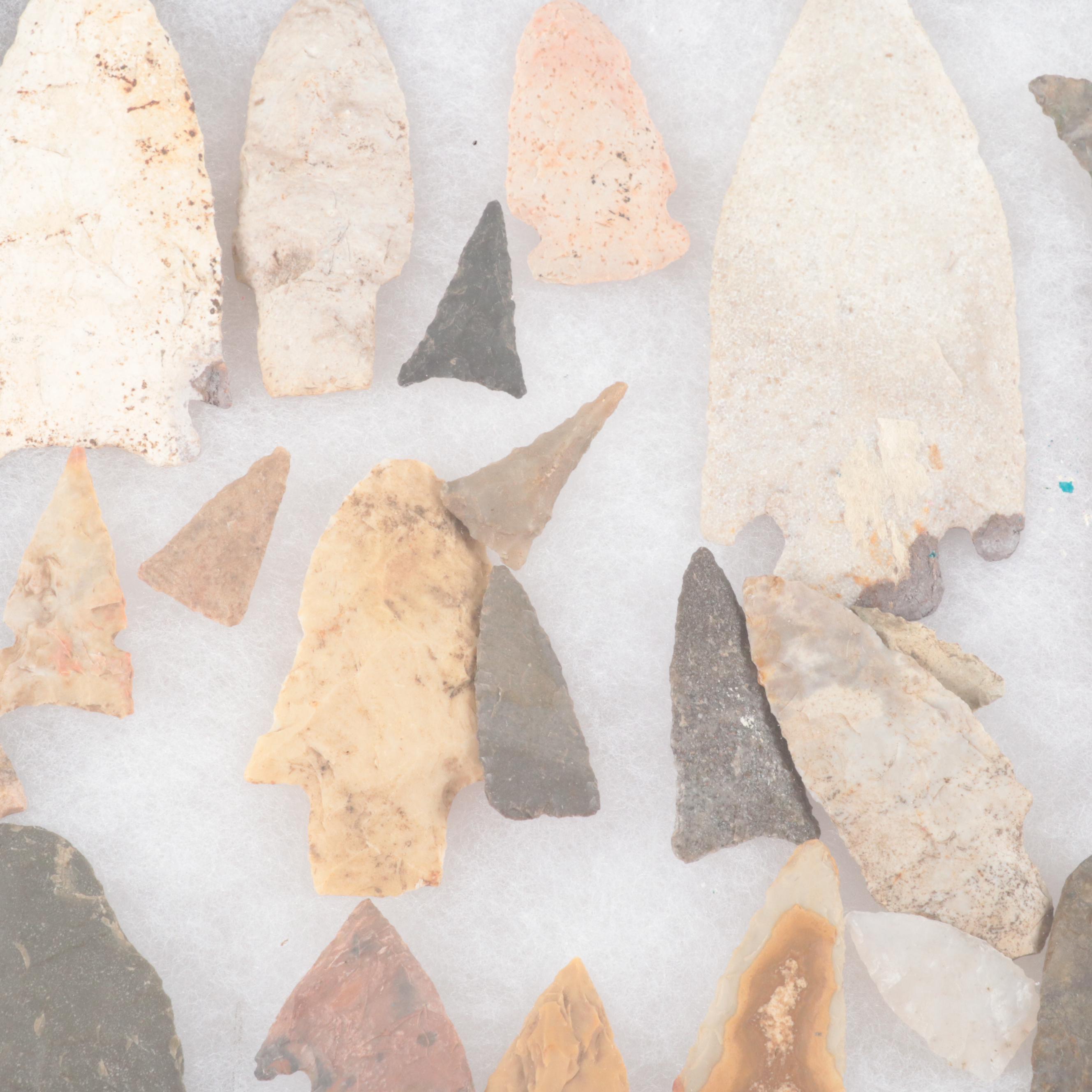 Notched Stone Projectile Points and Blades