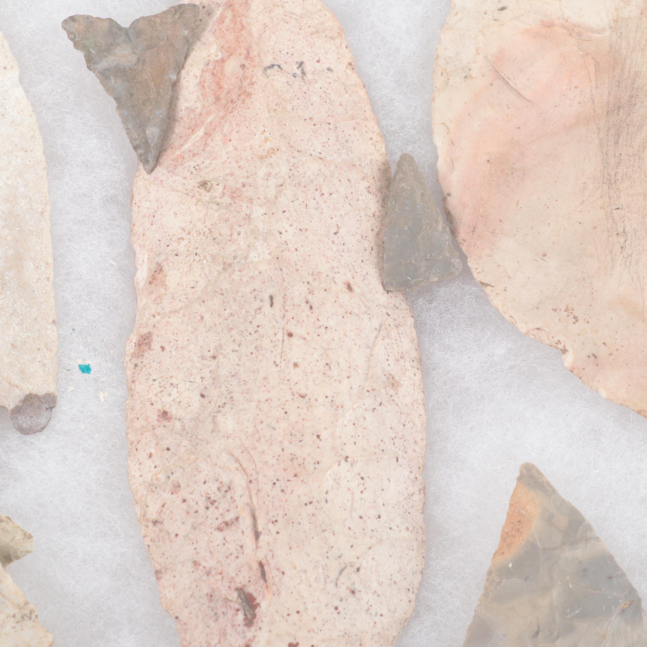 Notched Stone Projectile Points and Blades