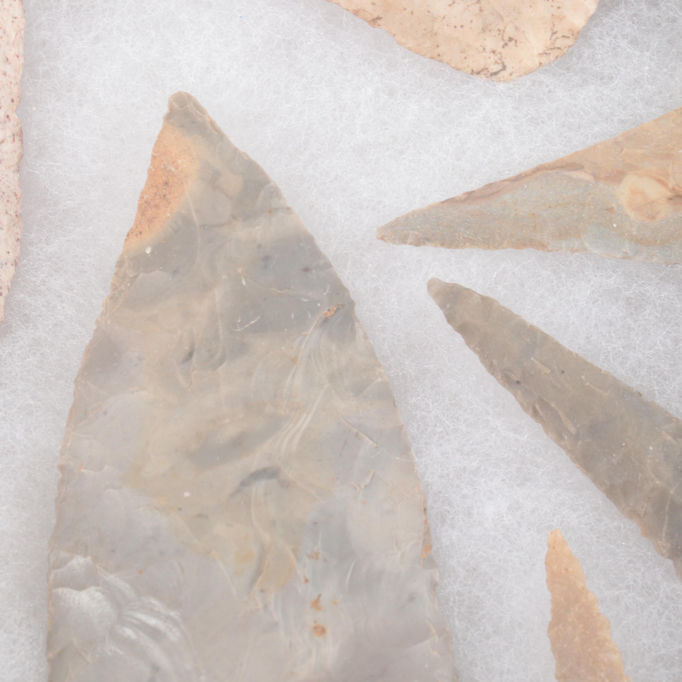 Notched Stone Projectile Points and Blades