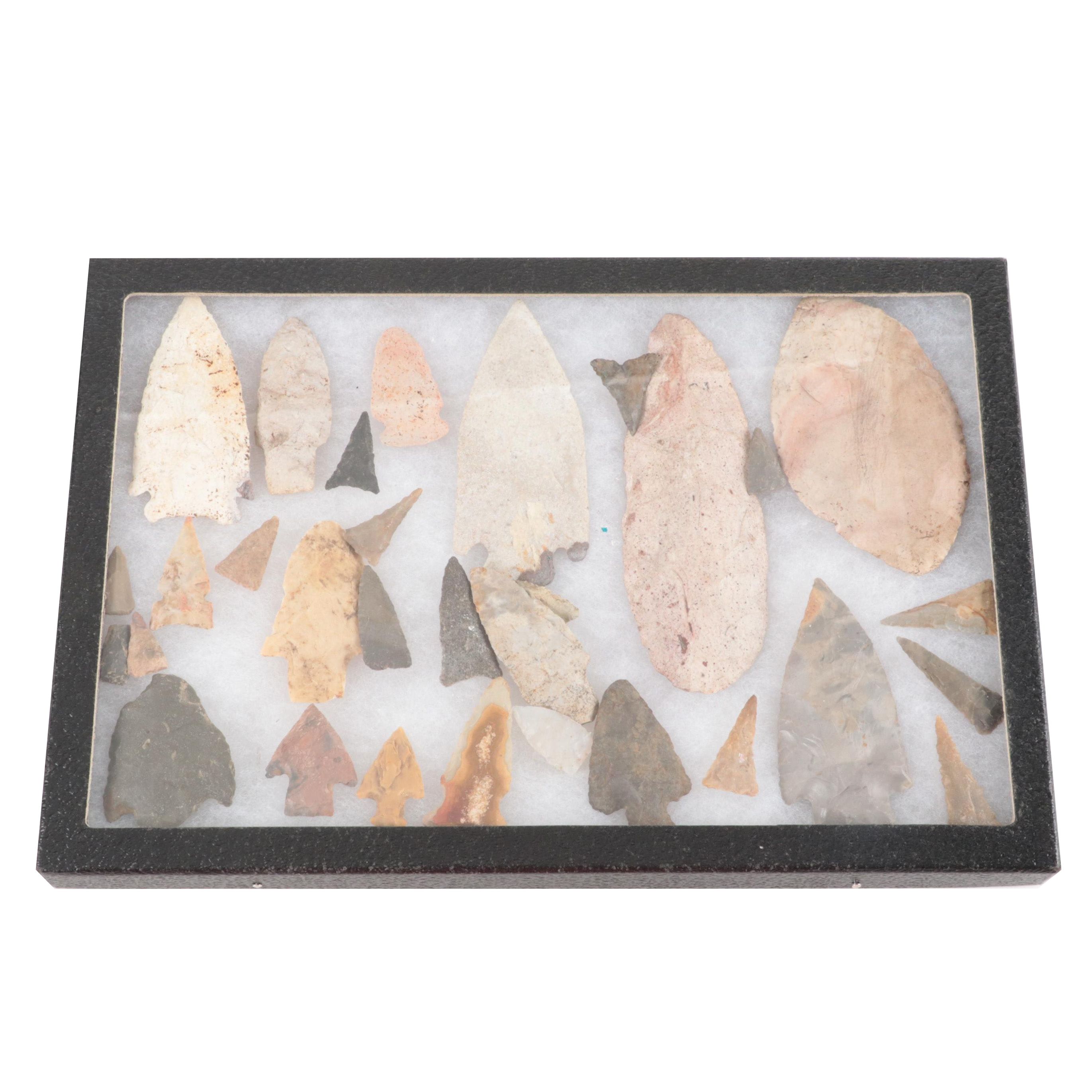 Notched Stone Projectile Points and Blades