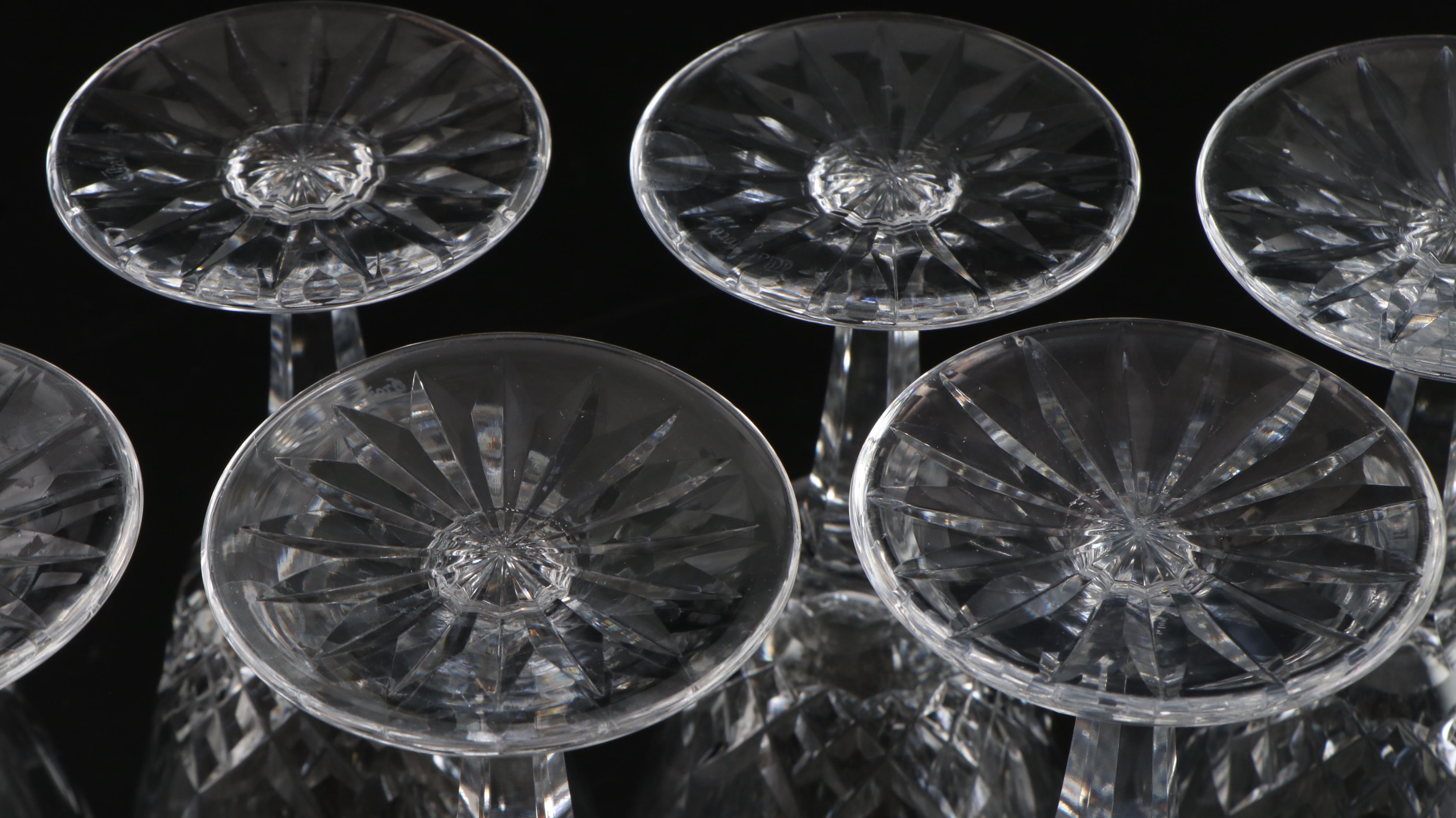 Waterford Crystal "Lismore" Claret Wine Glasses