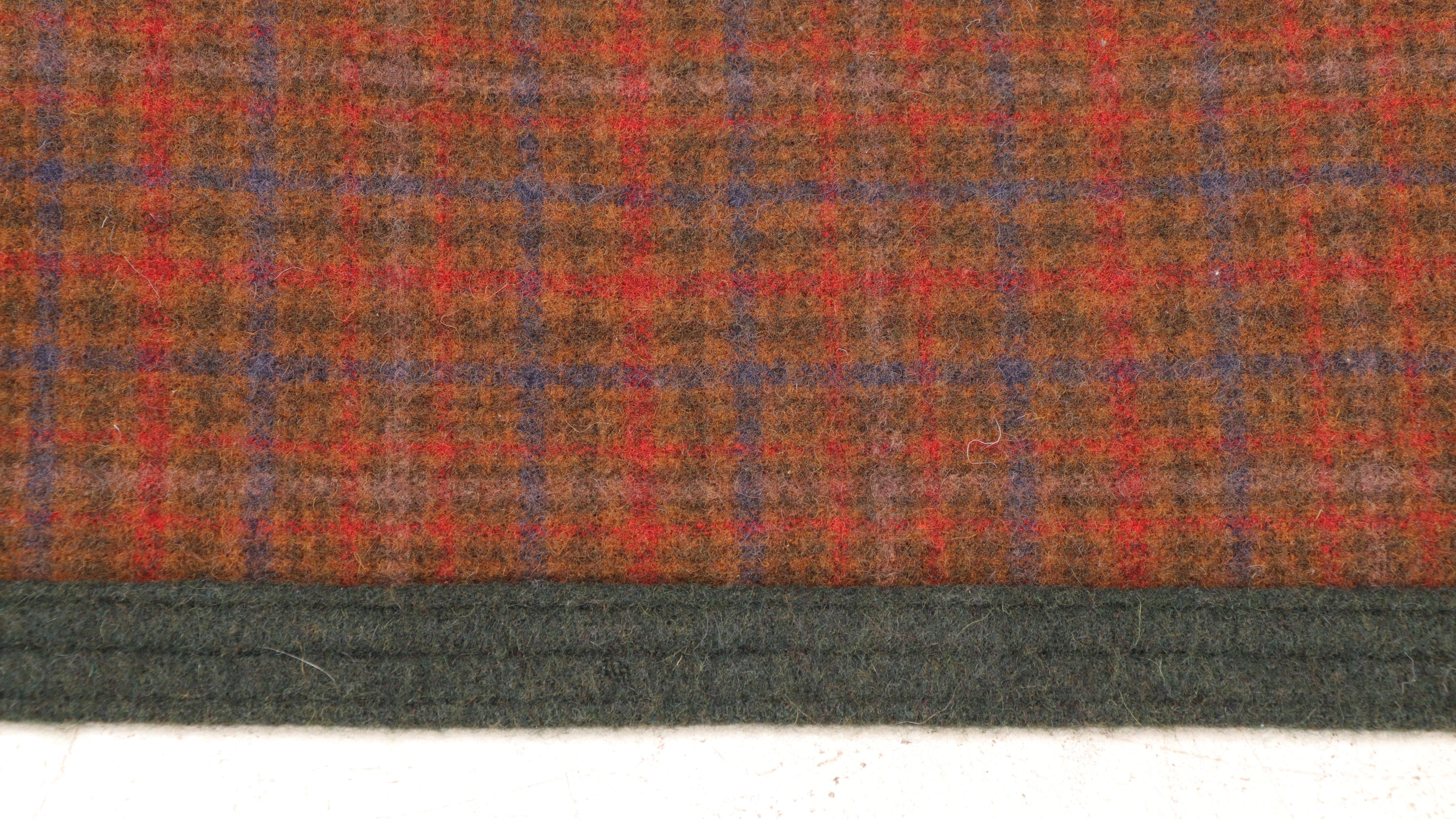 Beckman Company Ohio Wool Plaid Throw