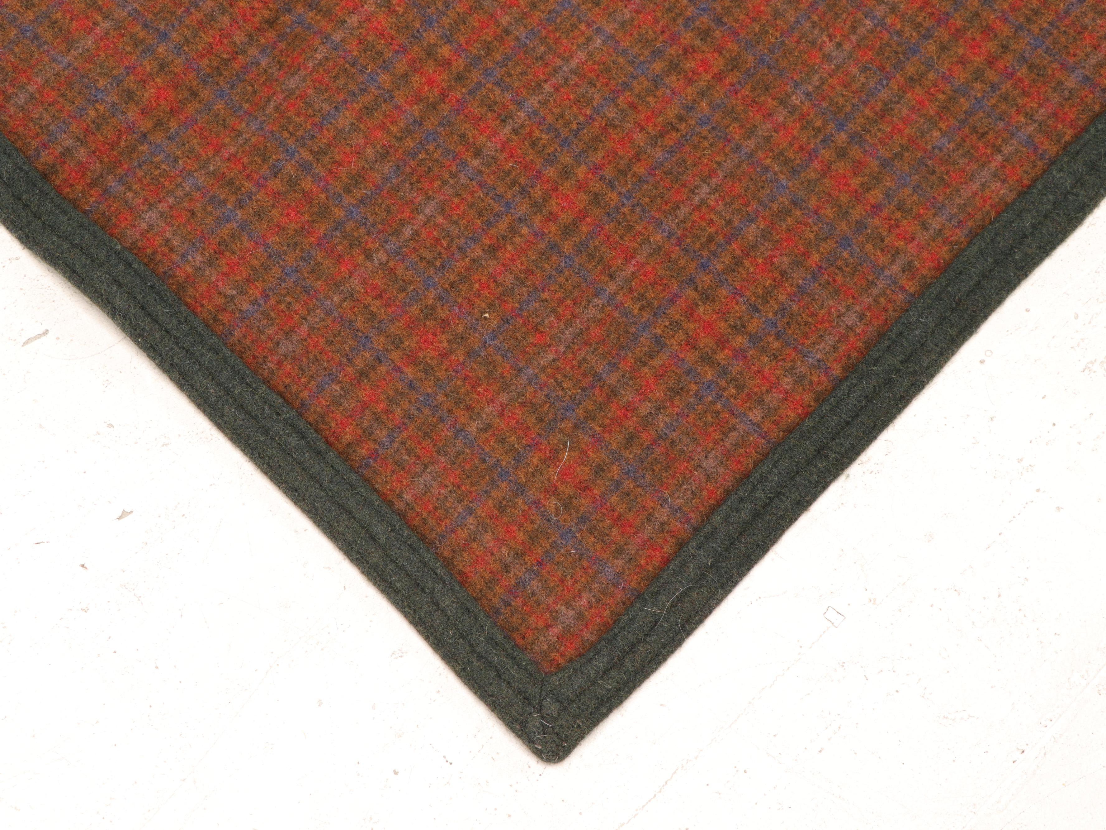 Beckman Company Ohio Wool Plaid Throw