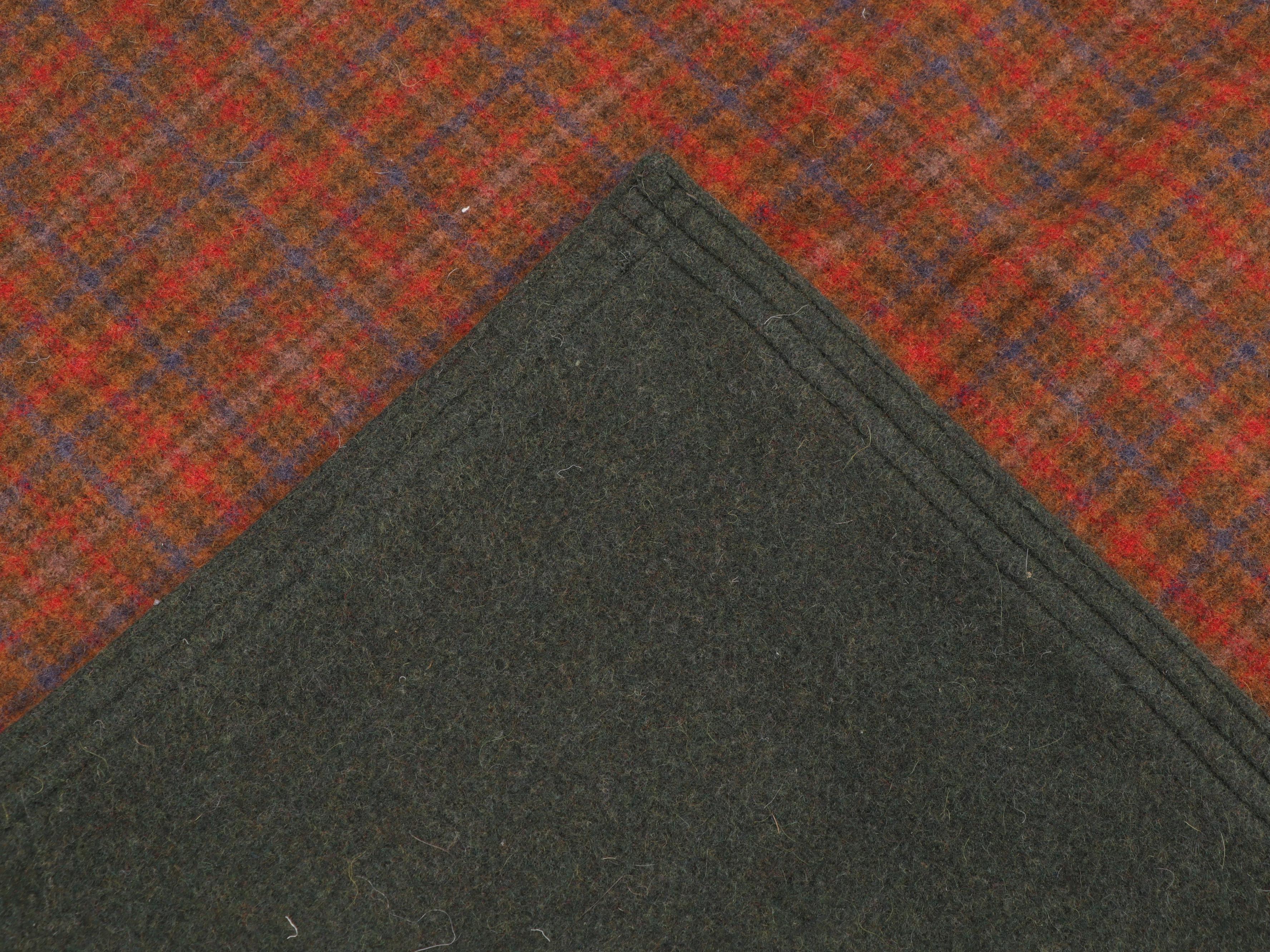 Beckman Company Ohio Wool Plaid Throw