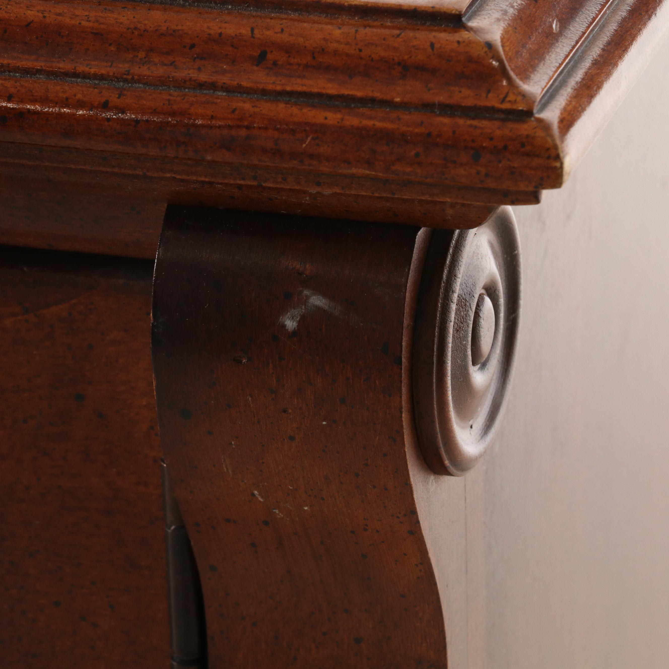 Pair of Stanley Nightstands with Faux Marble Top Inserts