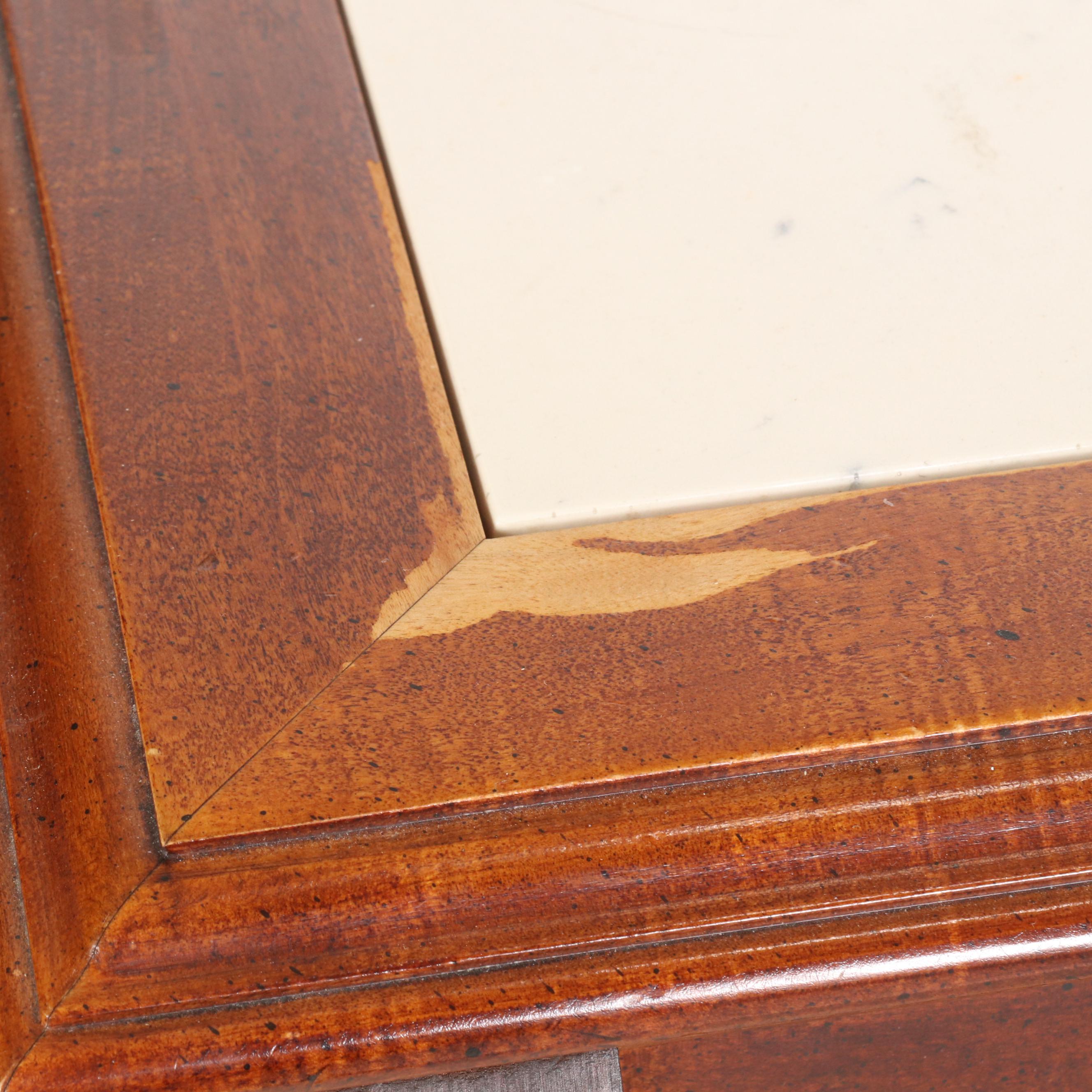 Pair of Stanley Nightstands with Faux Marble Top Inserts