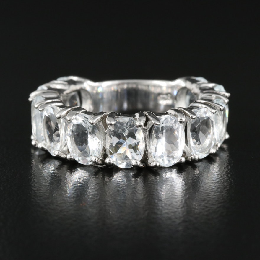 Sterling Goshenite Ring