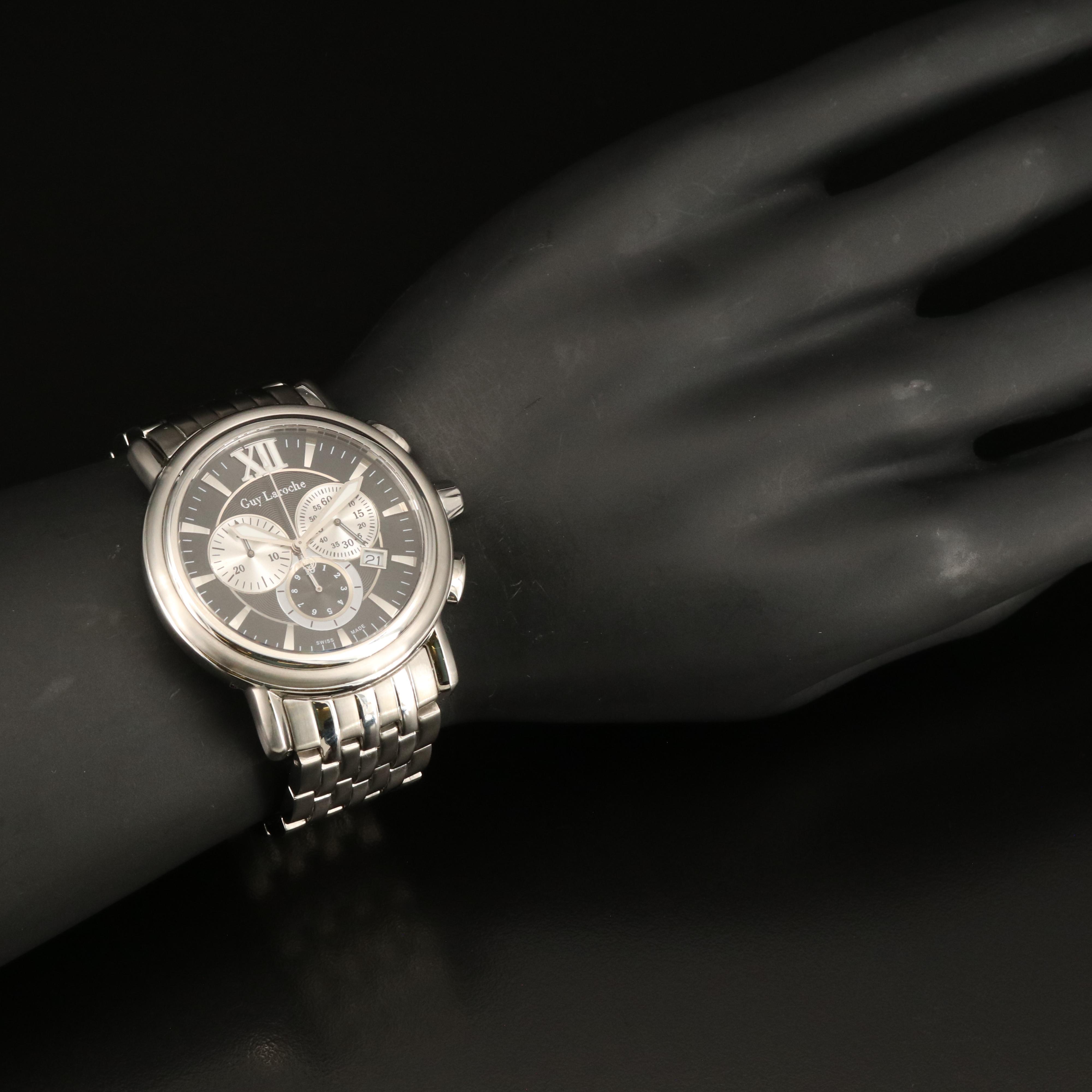 Guy Laroche Swiss Made Chronograph Watch