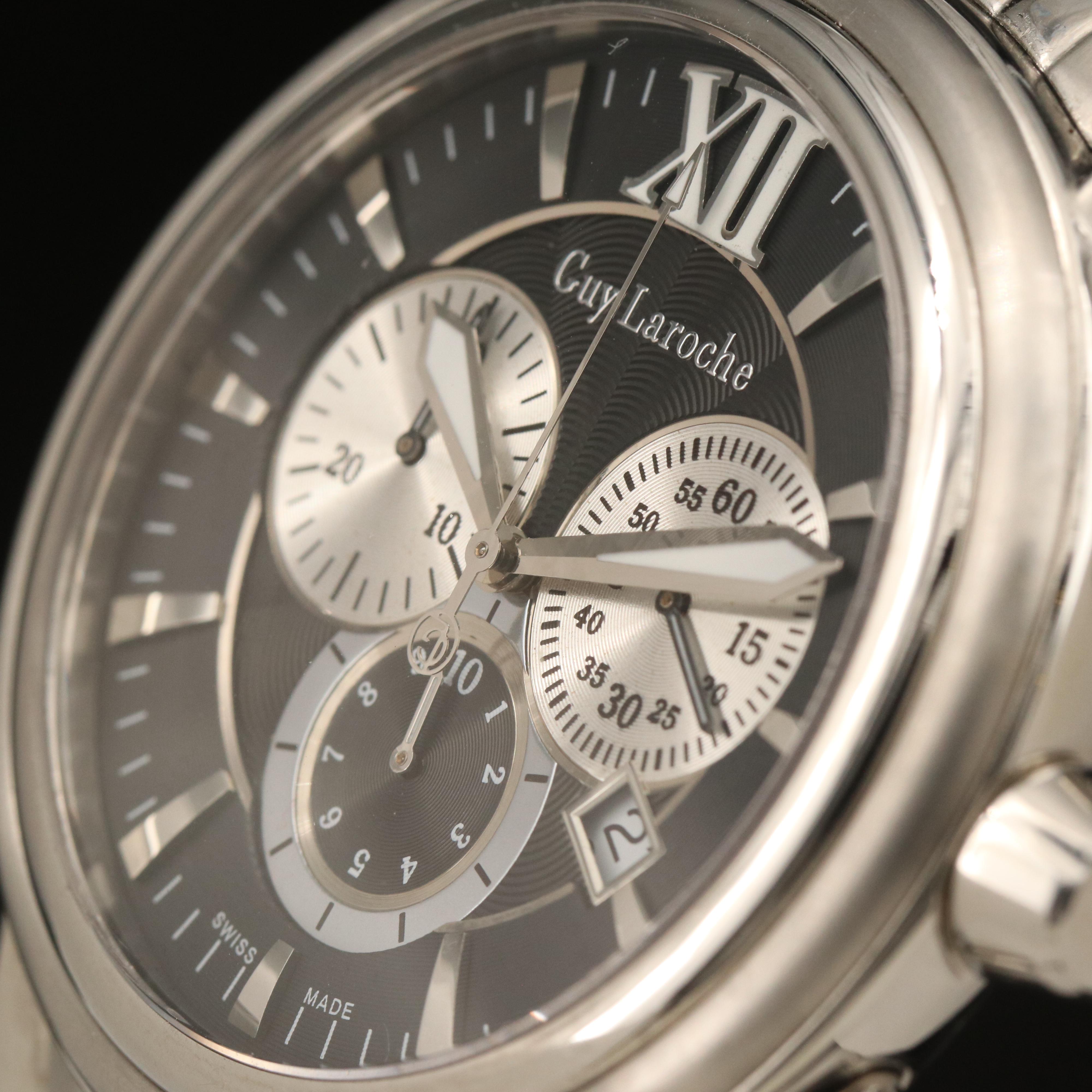 Guy Laroche Swiss Made Chronograph Watch