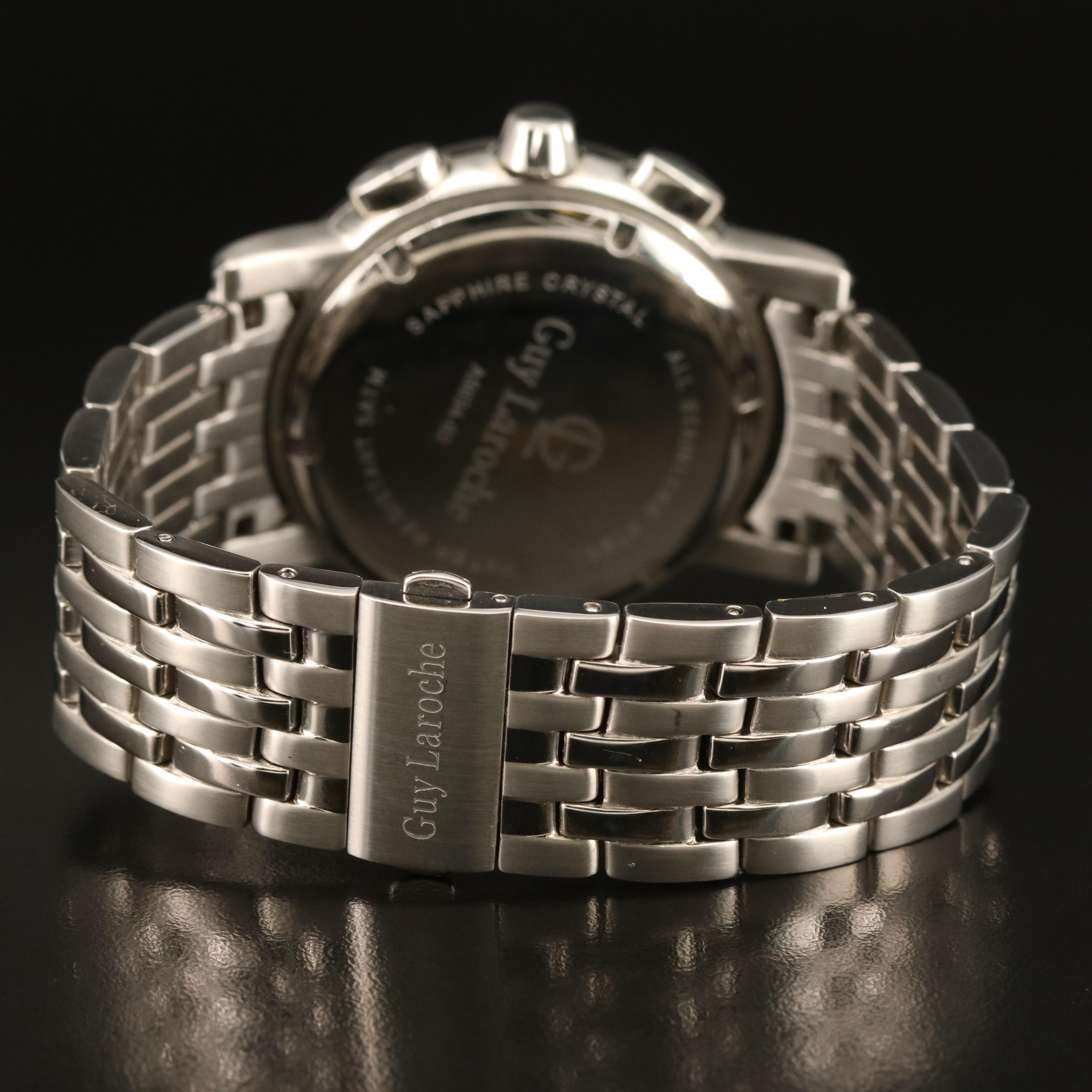 Guy Laroche Swiss Made Chronograph Watch