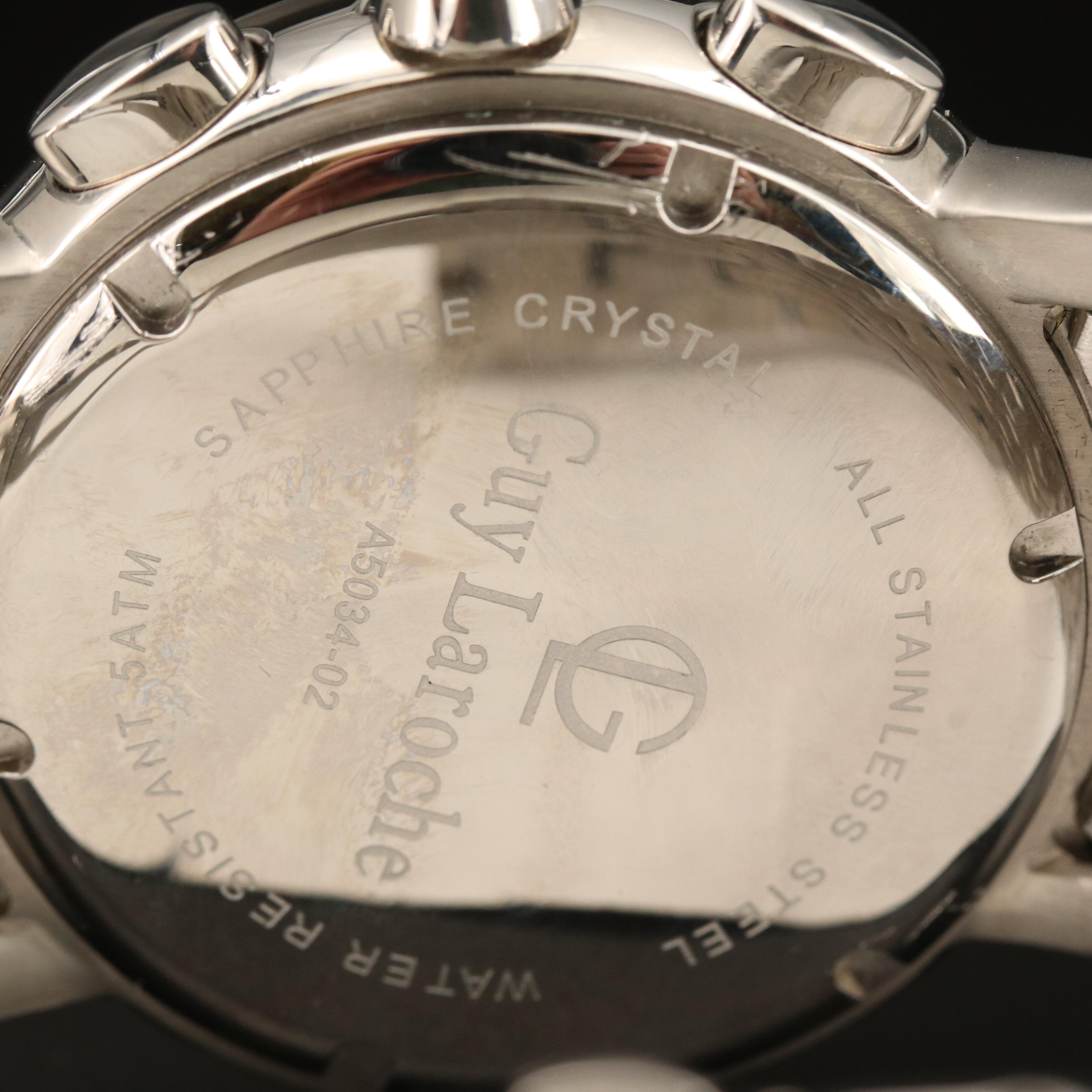 Guy Laroche Swiss Made Chronograph Watch