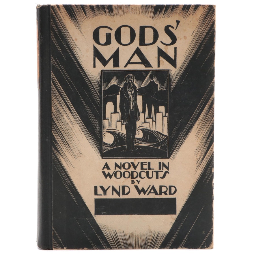First Edition "Gods' Man: A Novel in Woodcuts" by Lynd Ward, 1929