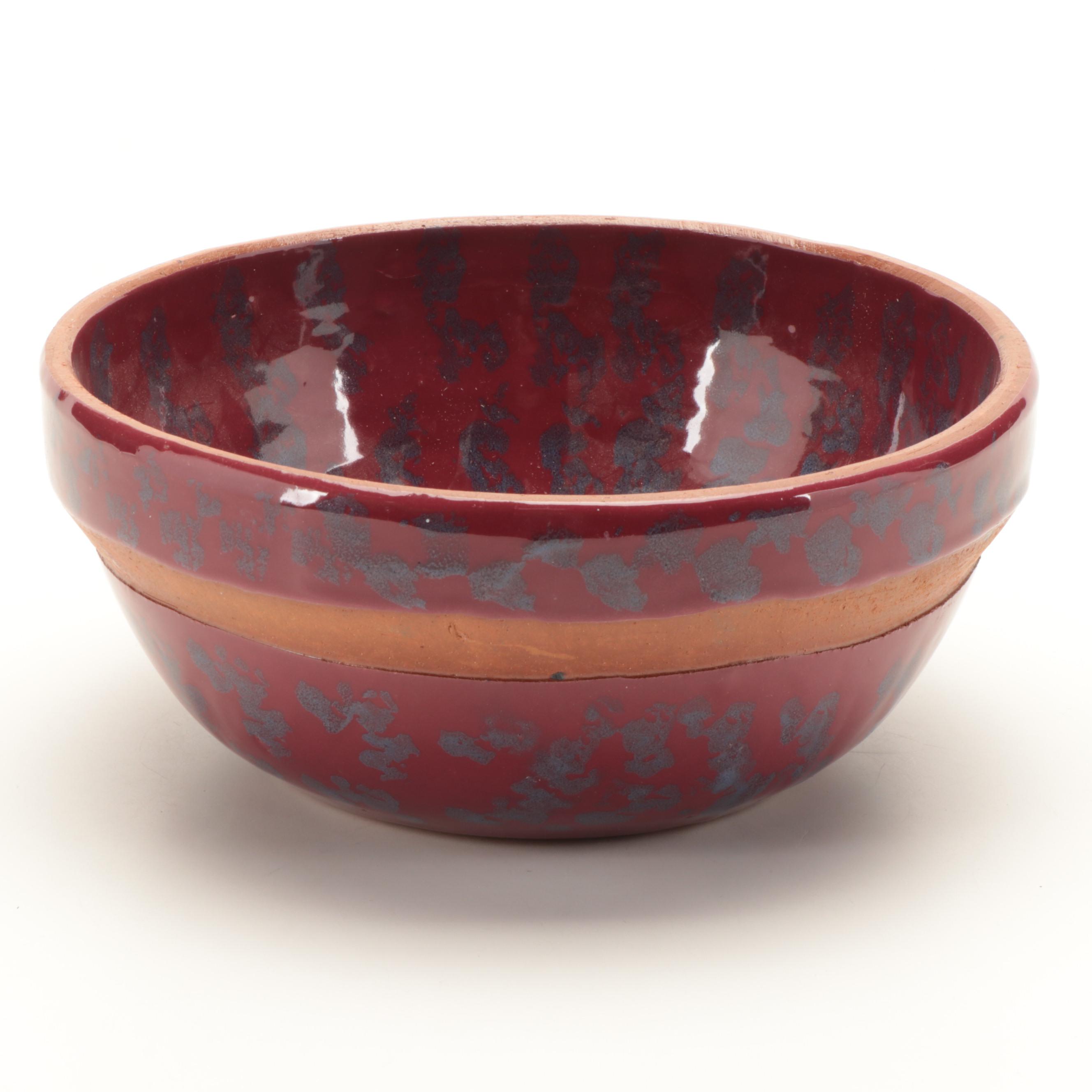 Bybee Pottery Earthenware Canisters and Mixing Bowl