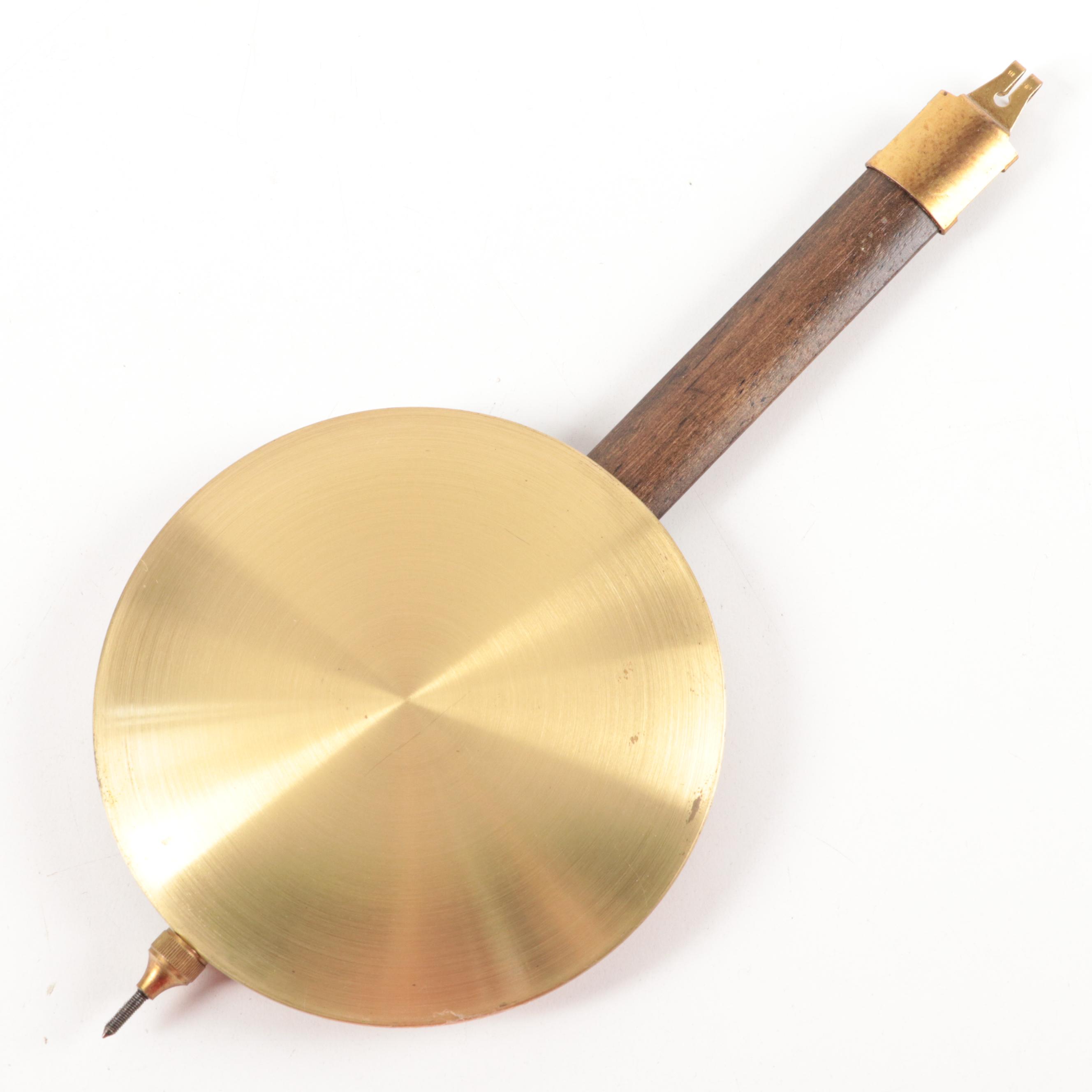 Ethan Allen and Franz Hermle Cherry Figure Eight Wall Clock, Late 20th Century