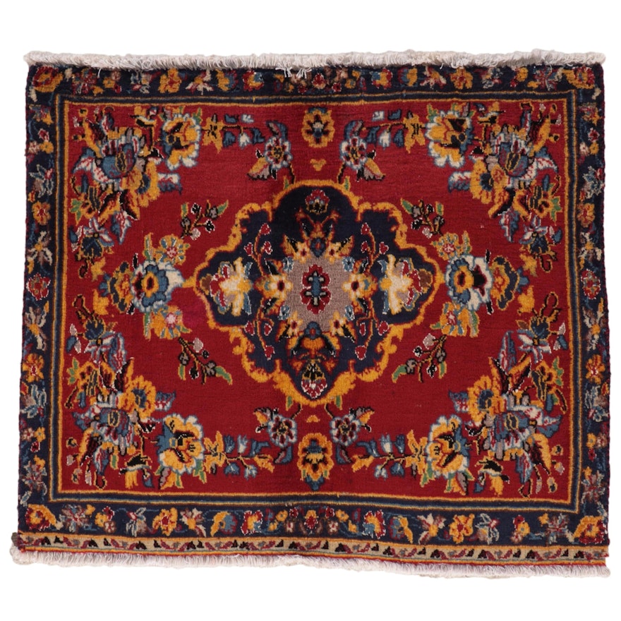 2'5 x 2'8 Hand-Knotted Turkish Accent Rug