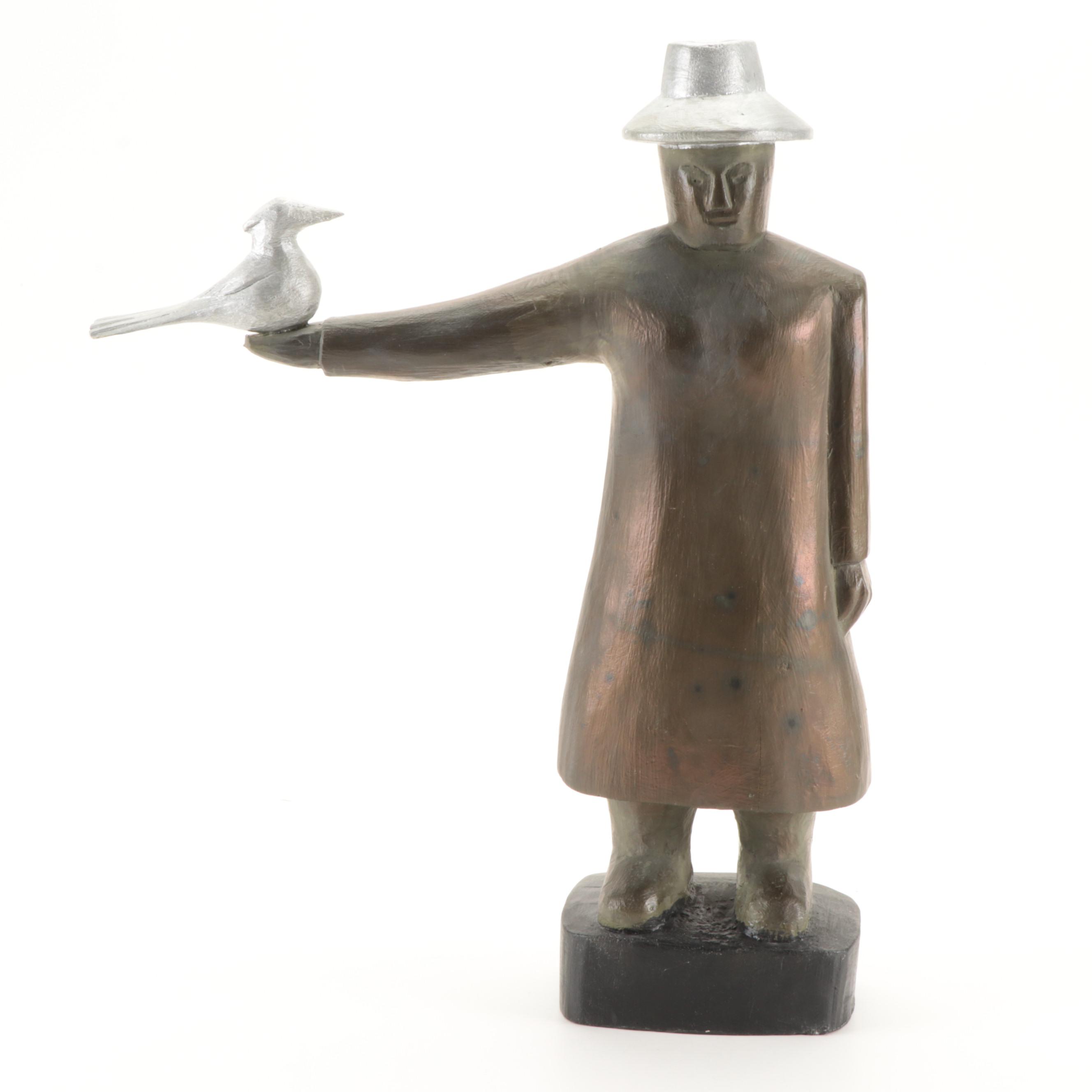 Carved Indonesian Bird Figurines