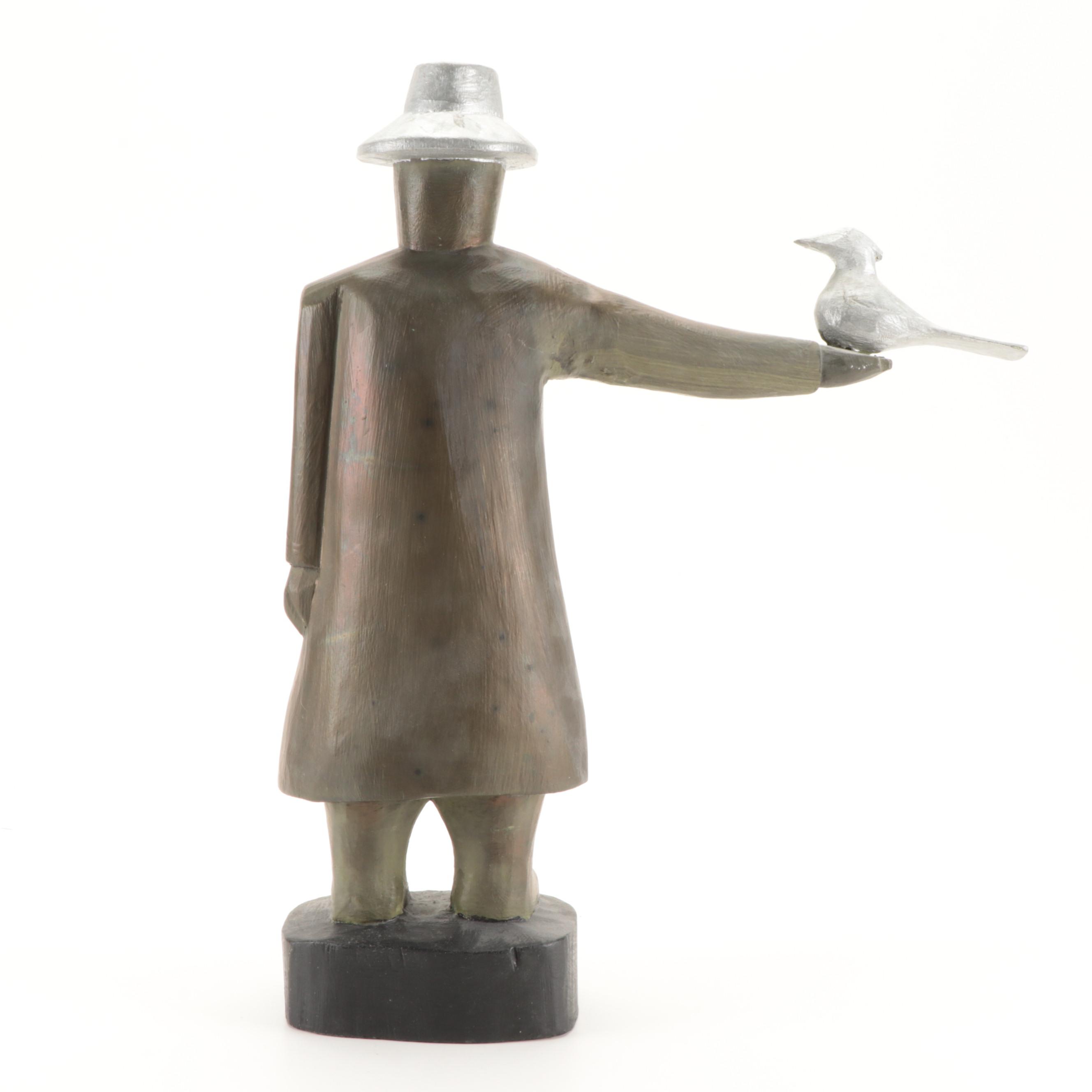 Carved Indonesian Bird Figurines