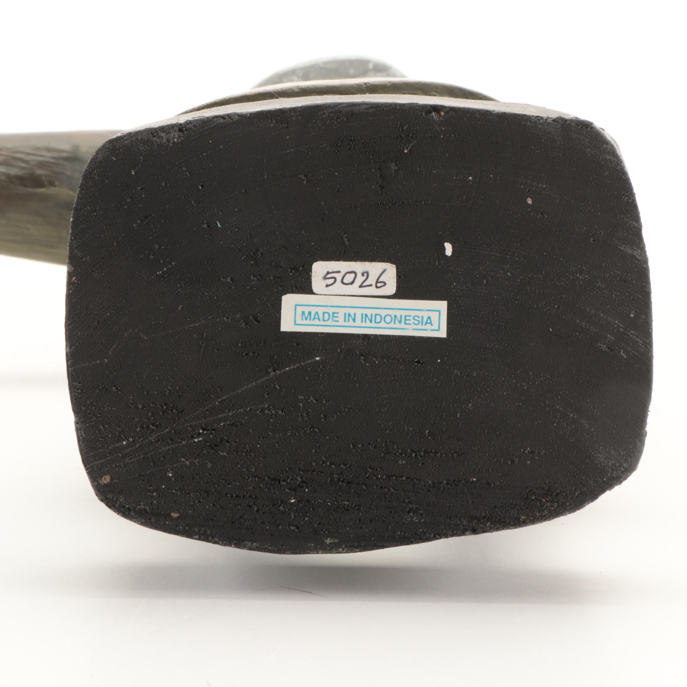 Carved Indonesian Bird Figurines