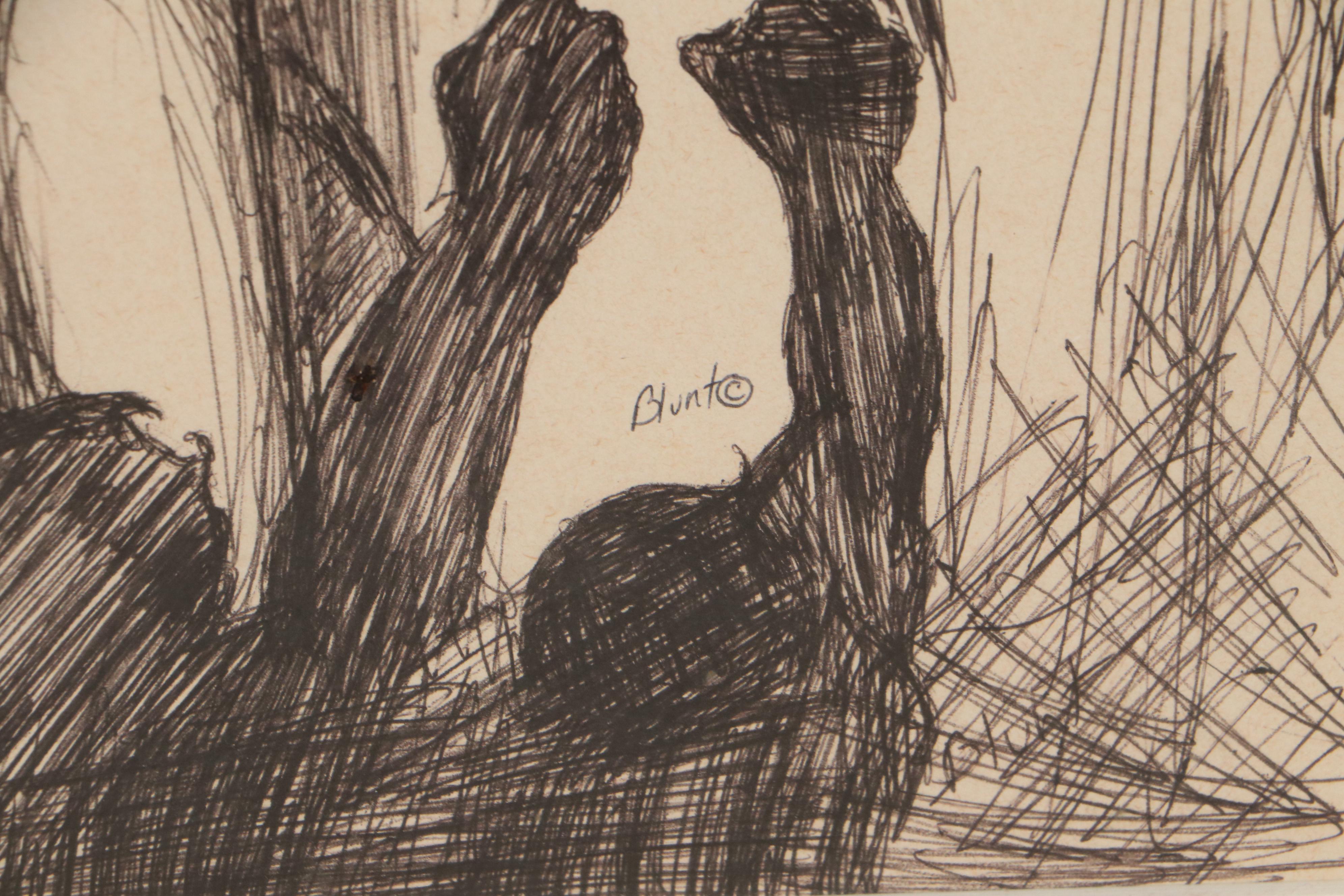 Ink Drawing "Marc Antony"