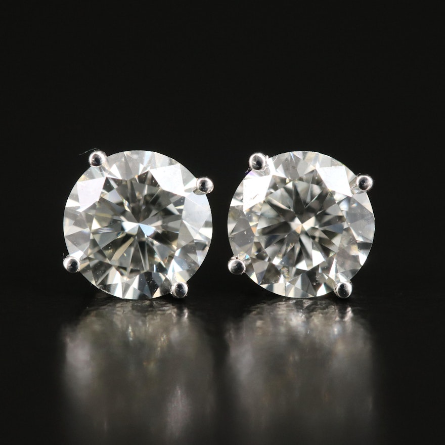 14K 2.02 CTW Lab Grown Diamond Stud Earrings