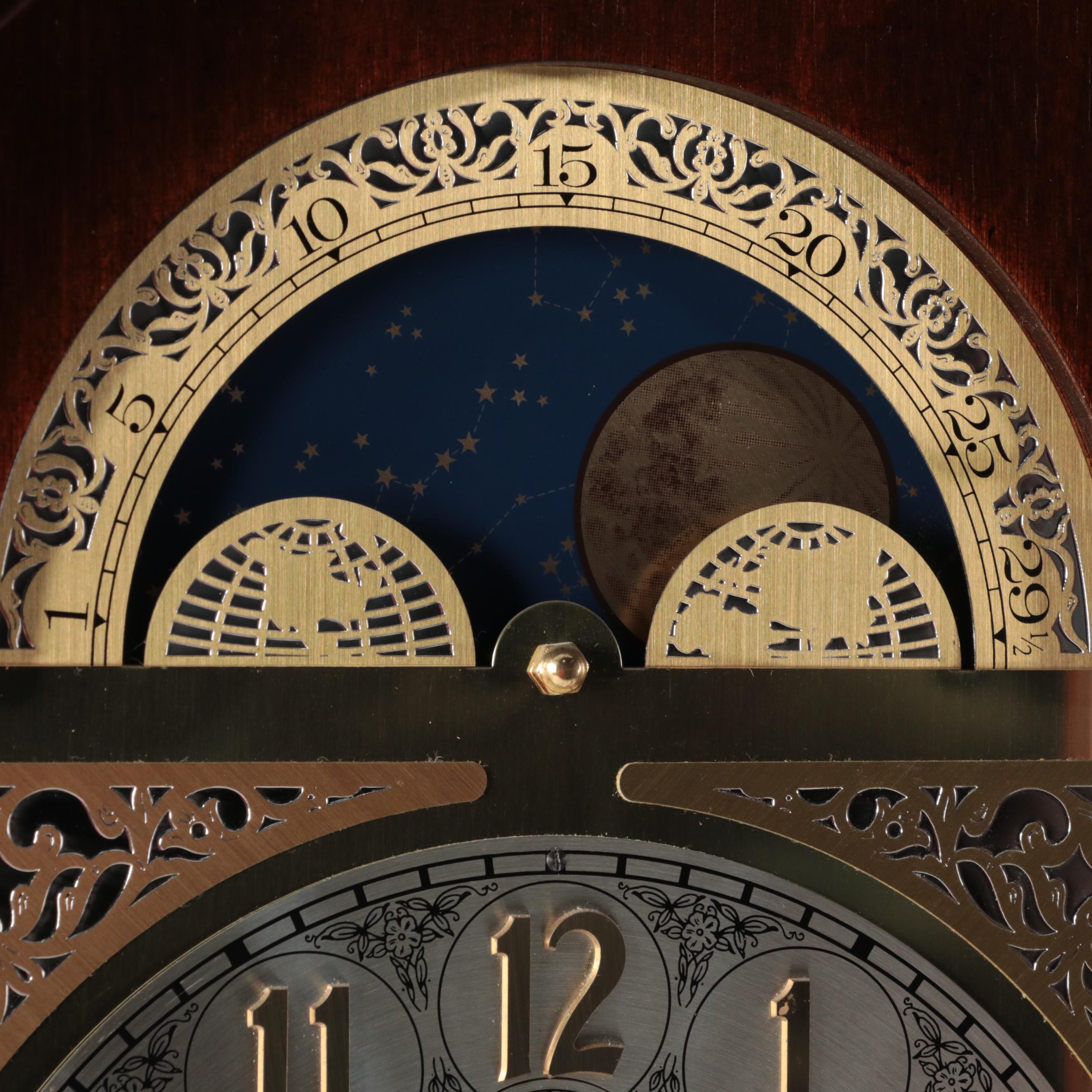 Sligh and Kieninger Mahogany Cased Calendar Wall Clock