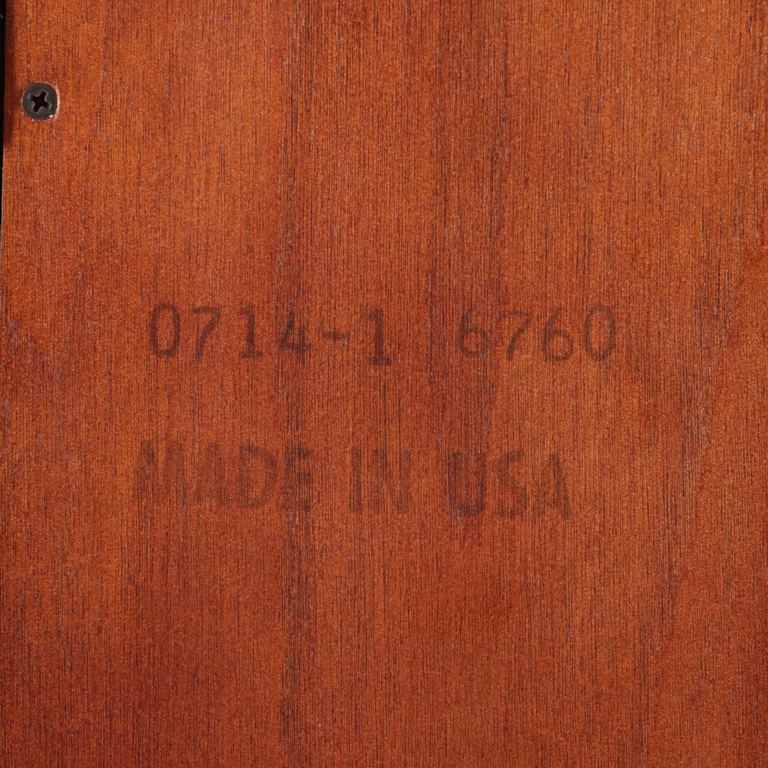 Sligh and Kieninger Mahogany Cased Calendar Wall Clock