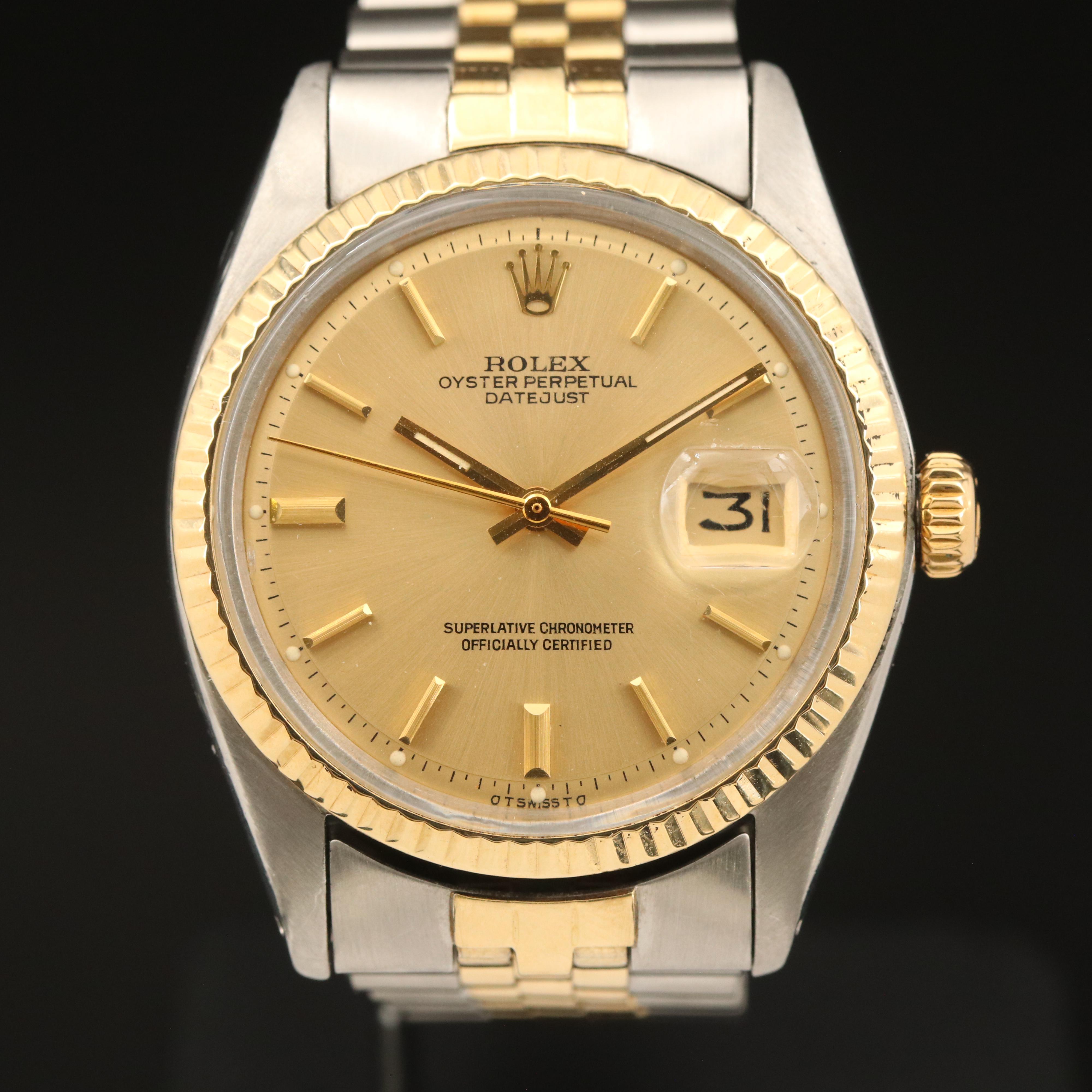 1972 Rolex Datejust, Sigma Dial Watch