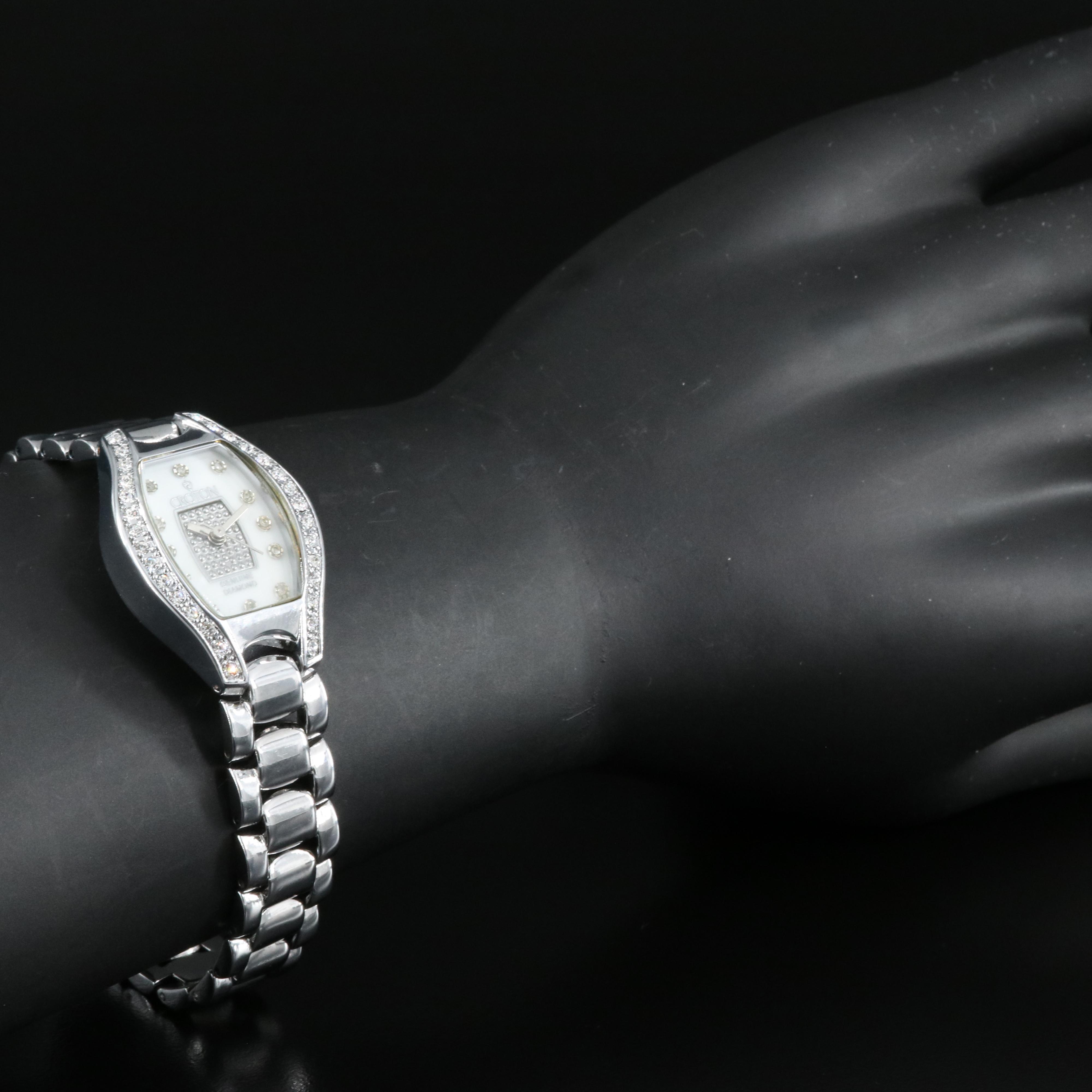 Croton "Ballroom" Diamond Markers Quartz Watch