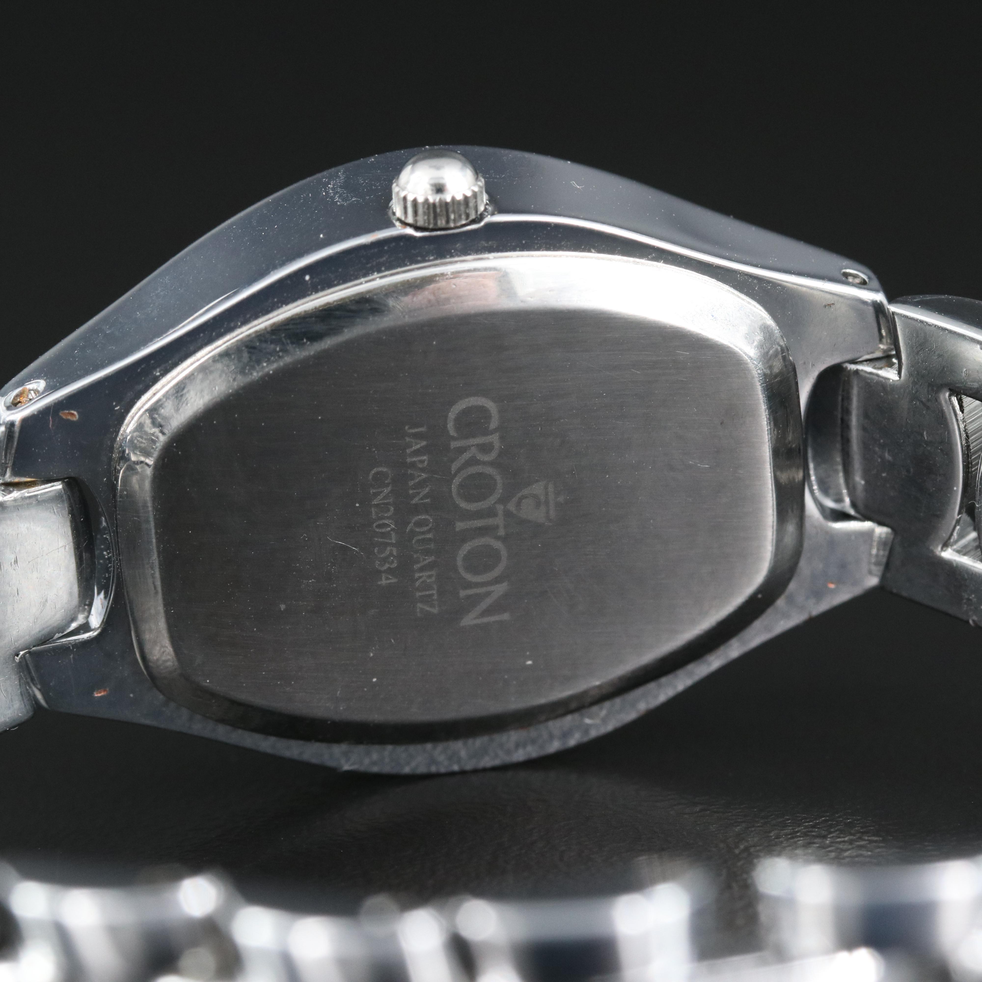 Croton "Ballroom" Diamond Markers Quartz Watch