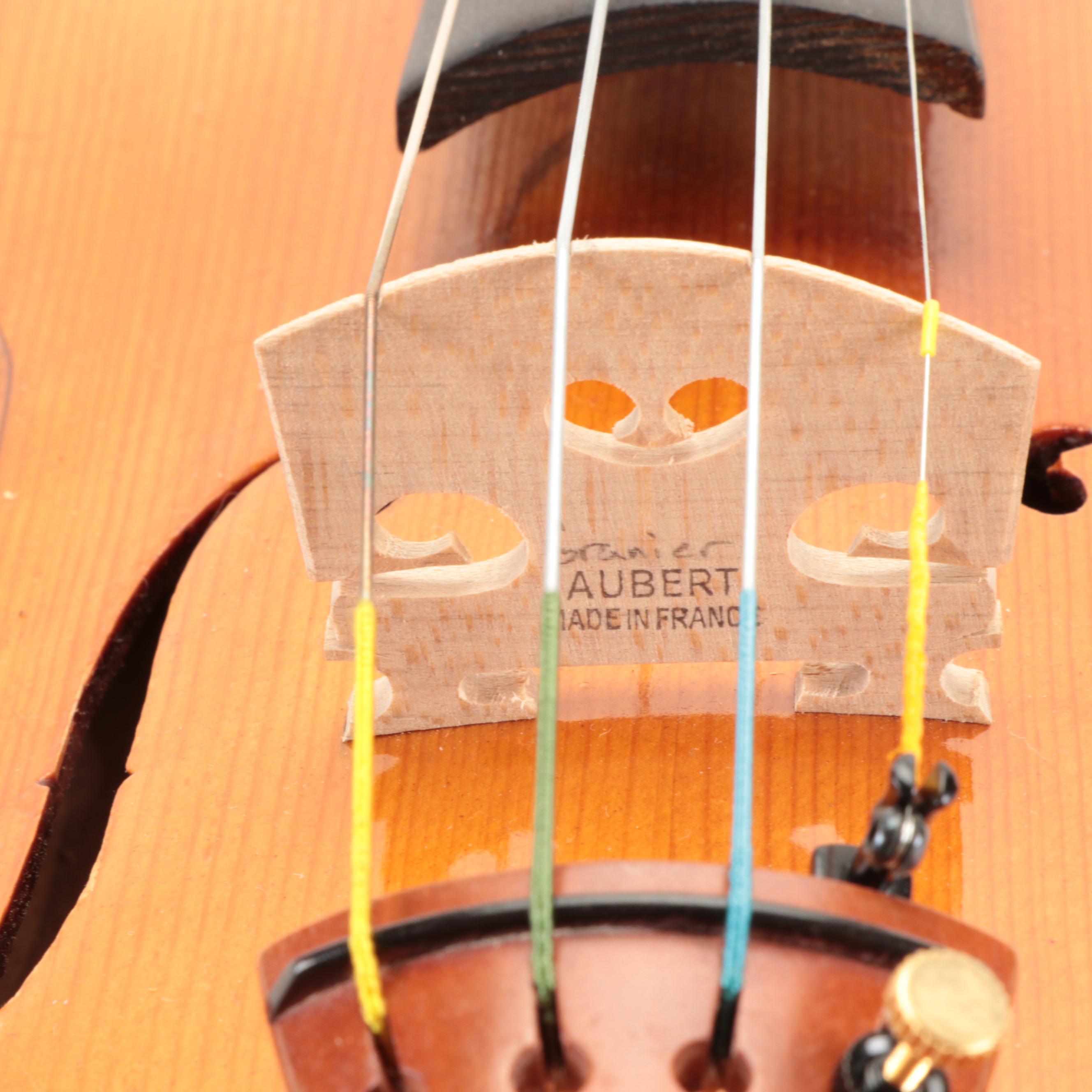 Luthier Granier Maple and Spruce 4/4 Violin with Case, 1933