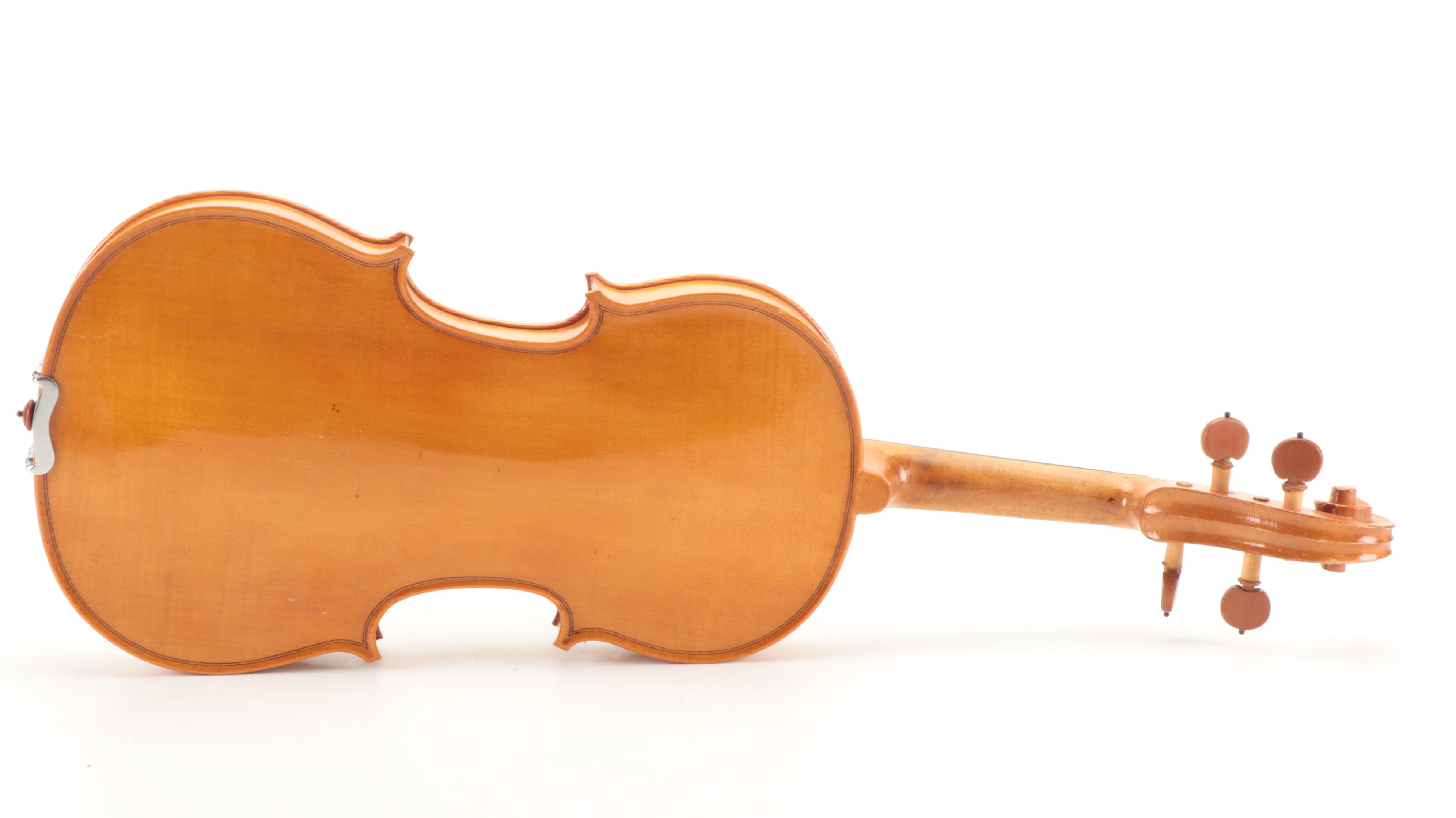 Luthier Granier Maple and Spruce 4/4 Violin with Case, 1933