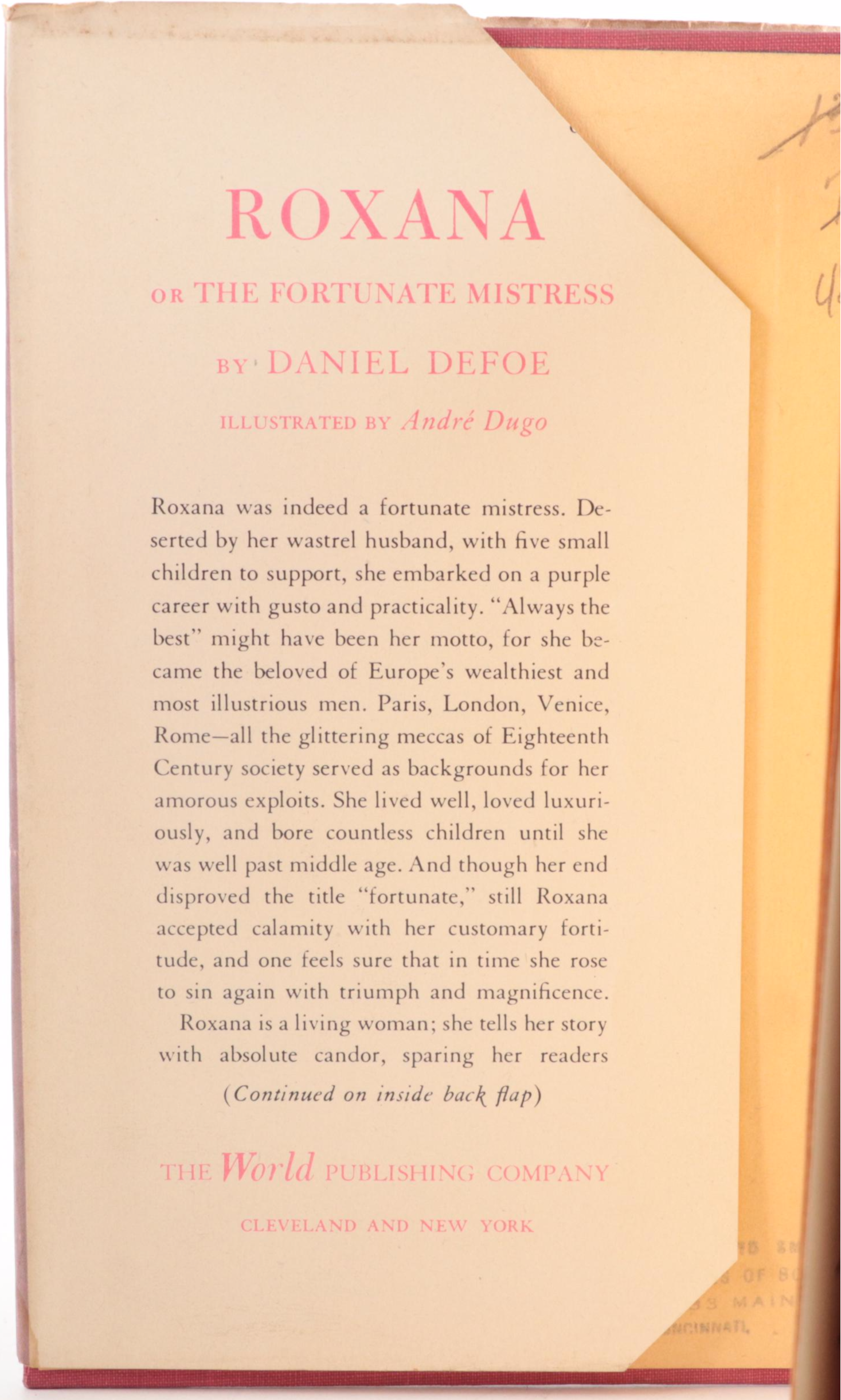 Illustrated "Roxana" by Daniel Defoe and Other Illustrated Novels