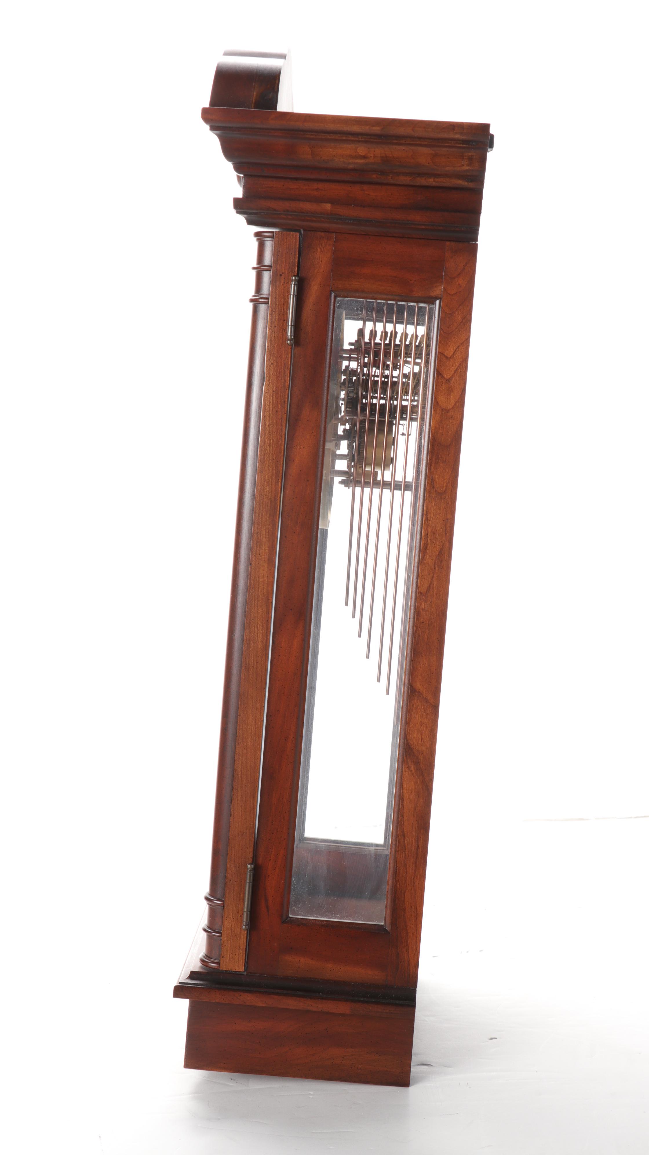 Trend by Sligh Triple-Chime Cherry Cased Wall Clock