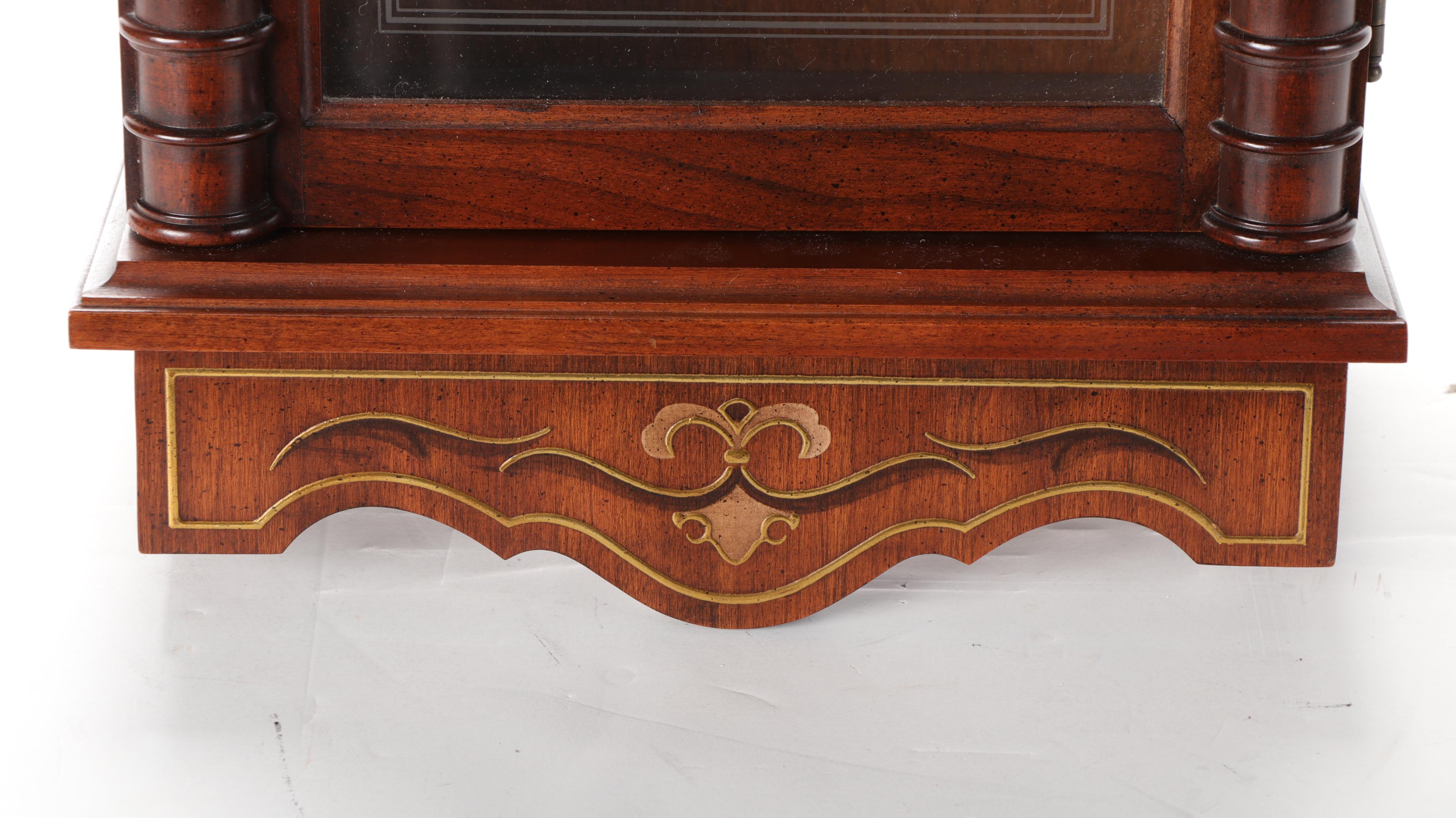 Trend by Sligh Triple-Chime Cherry Cased Wall Clock