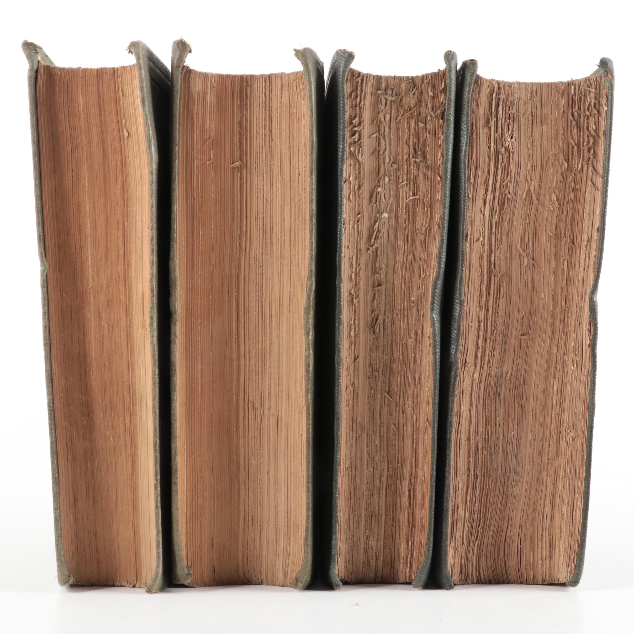 "Speeches in the Trial of Warren Hastings" Four-Volume Set Edited by E. A. Bond