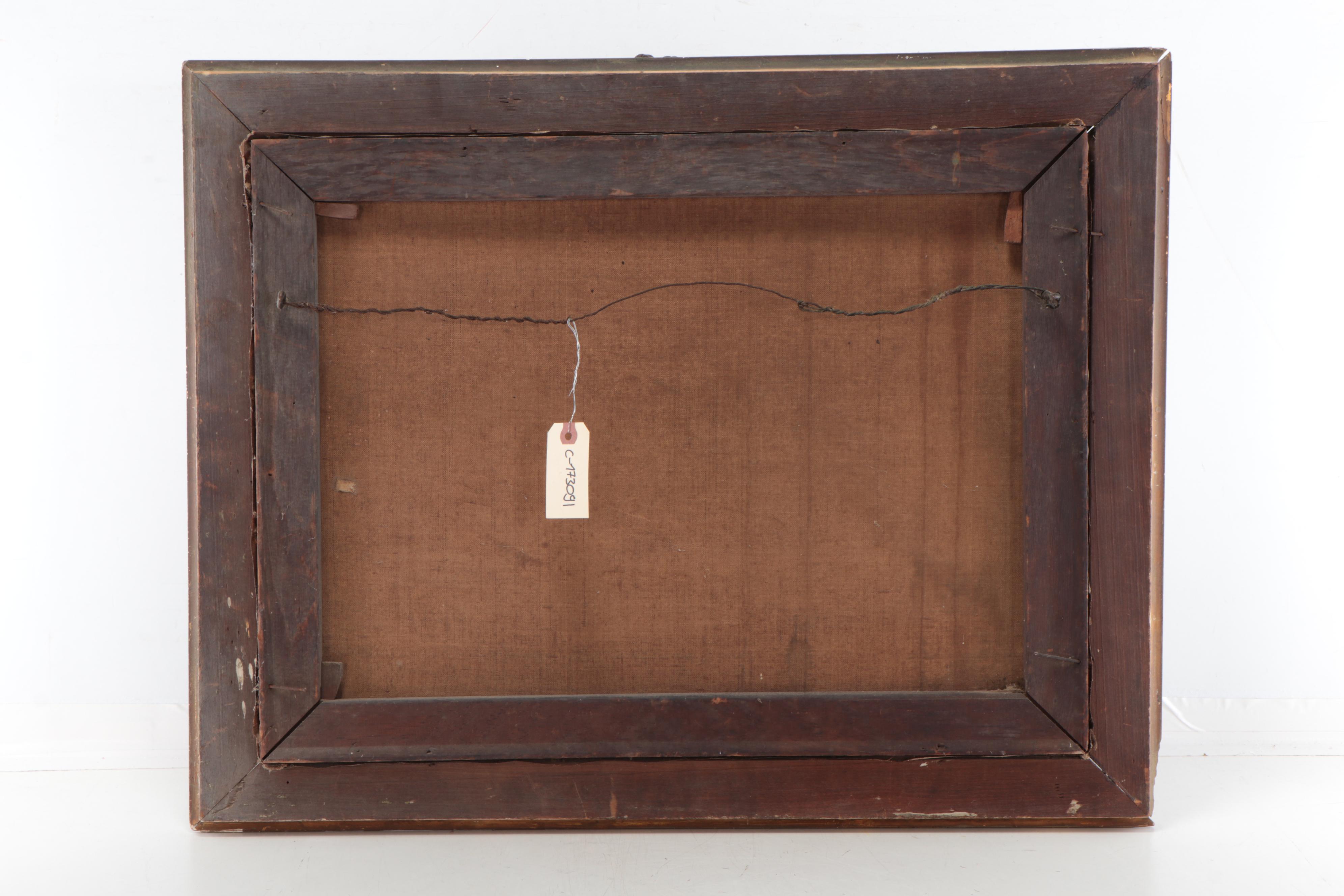 Marshall Johnson Jr. Nautical Oil Painting, Circa 1900