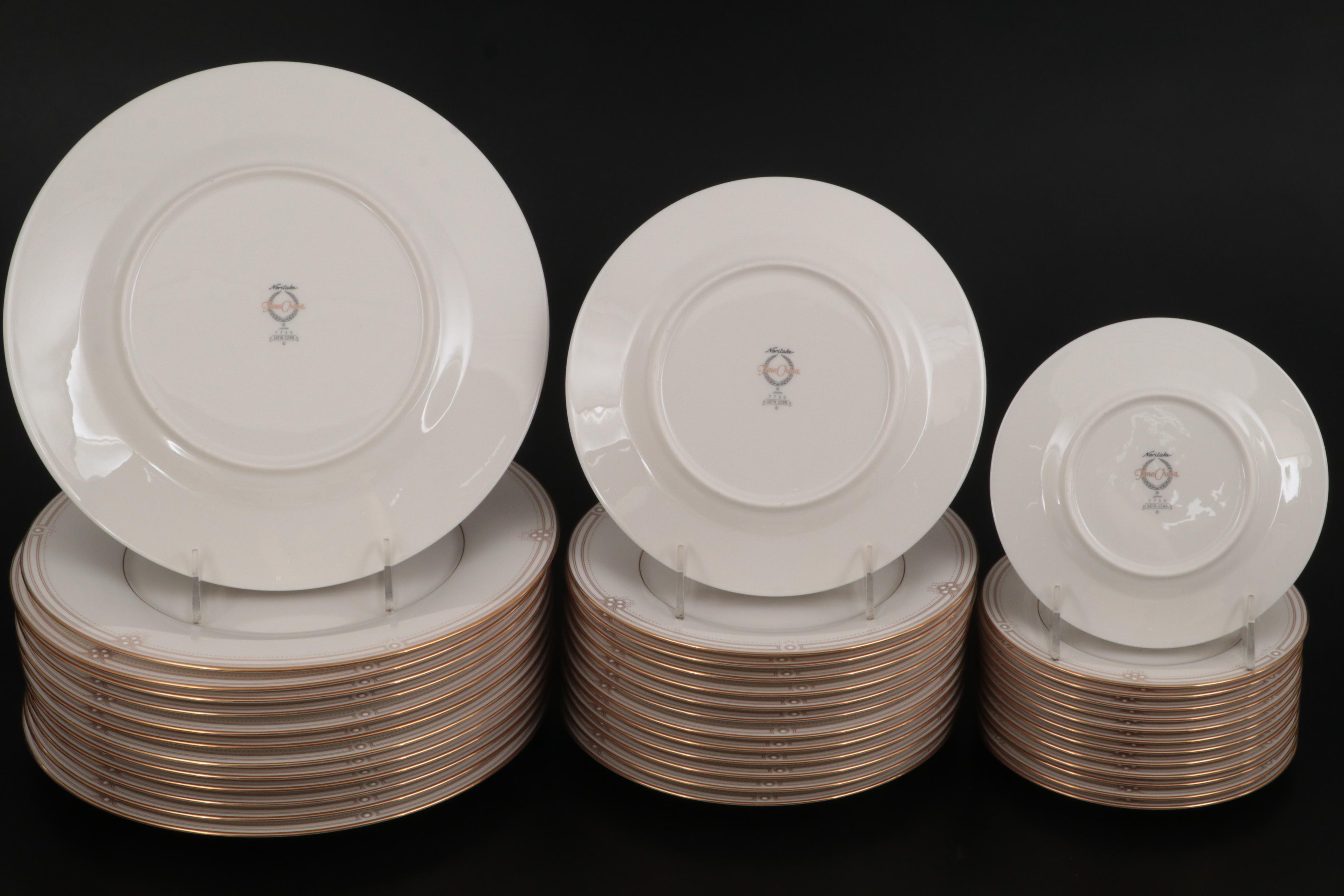 Noritake Fine China "Satin Gown" Dinnerware and Table Accessories