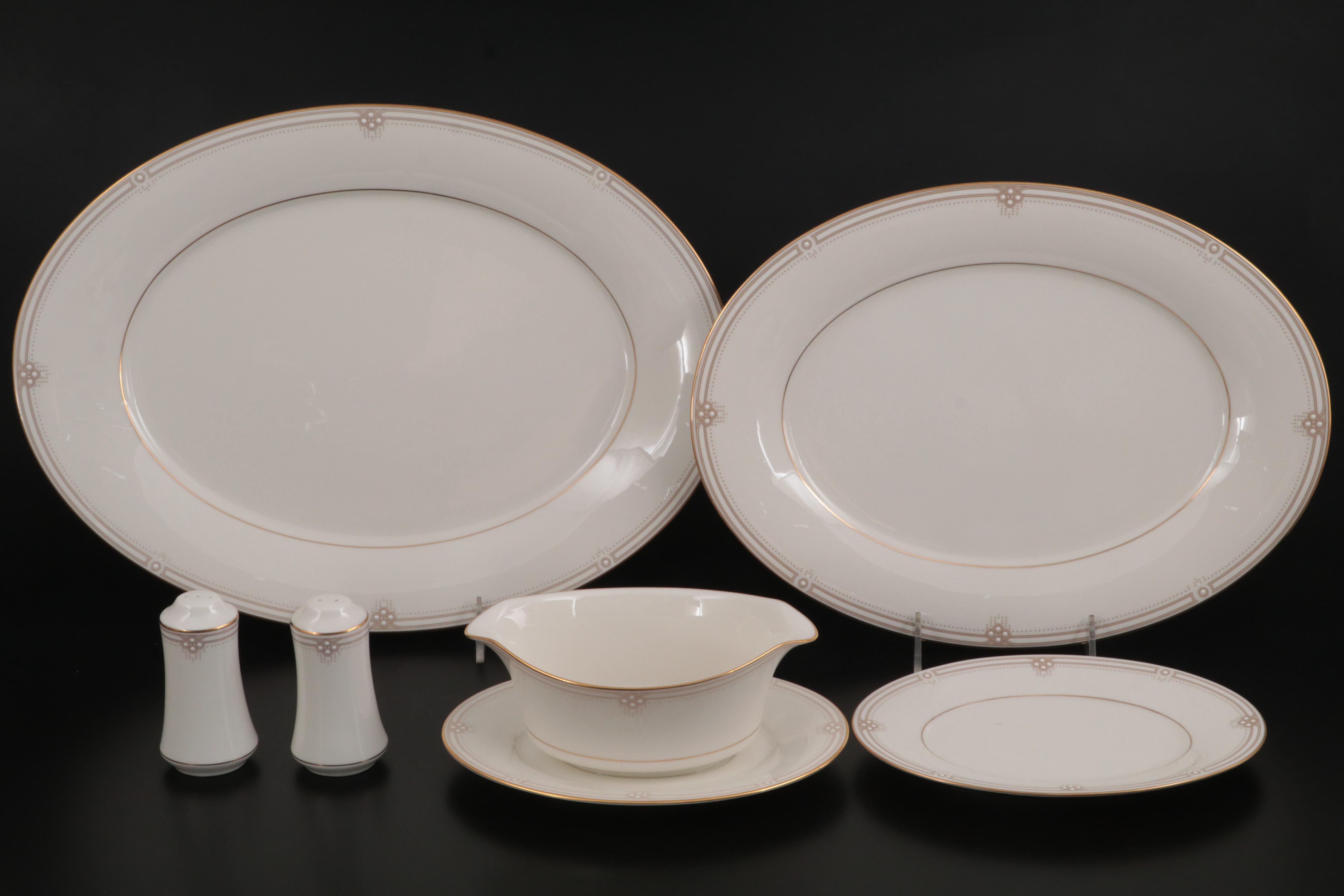 Noritake Fine China "Satin Gown" Dinnerware and Table Accessories