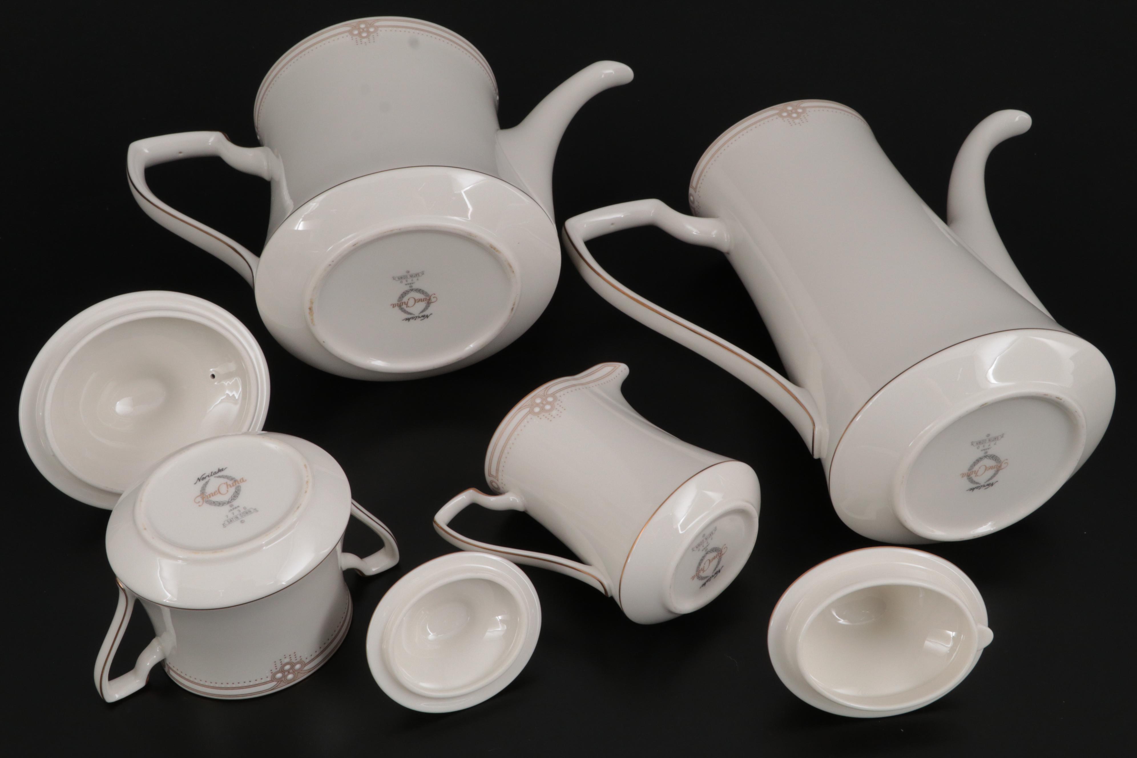 Noritake Fine China "Satin Gown" Dinnerware and Table Accessories