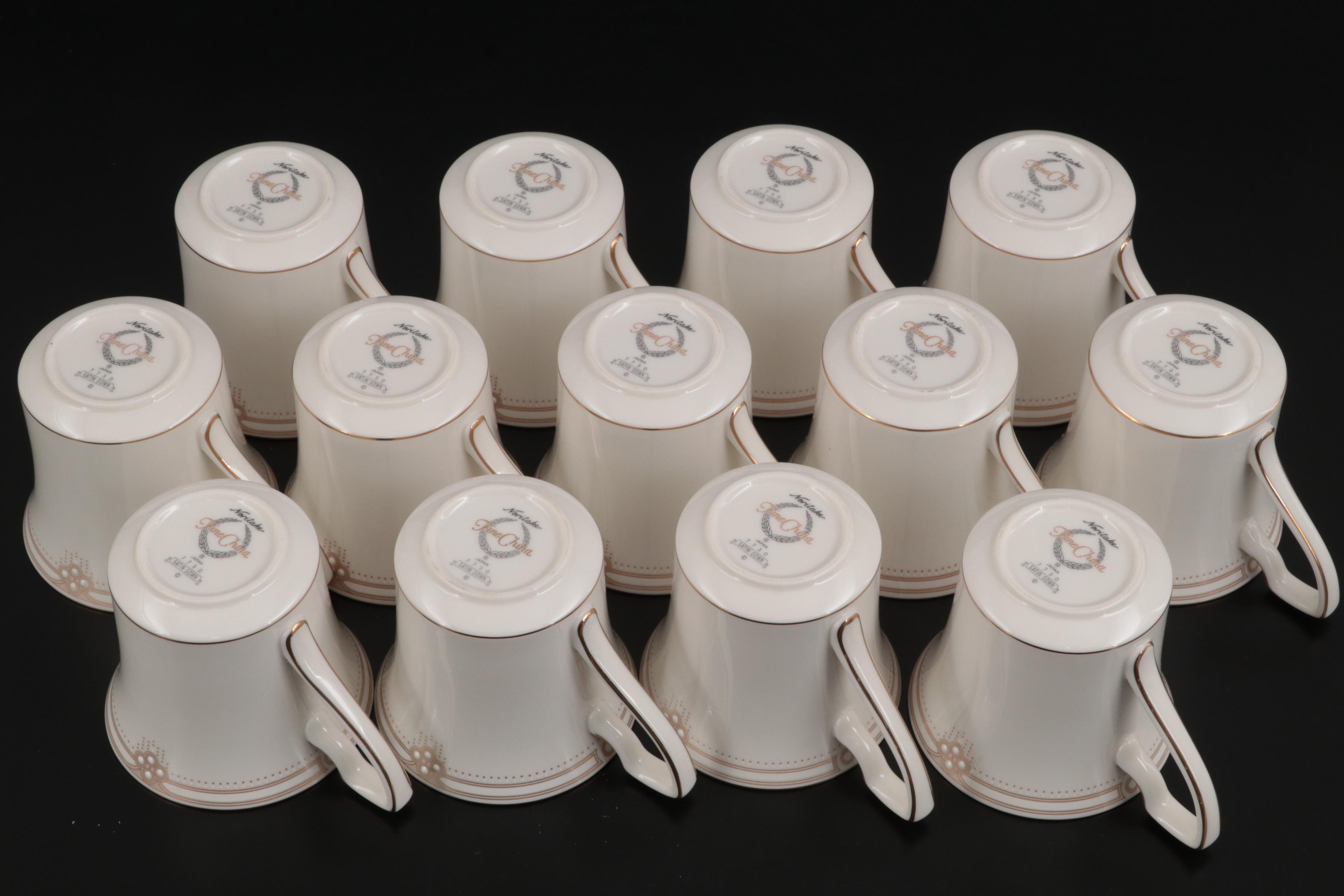 Noritake Fine China "Satin Gown" Dinnerware and Table Accessories